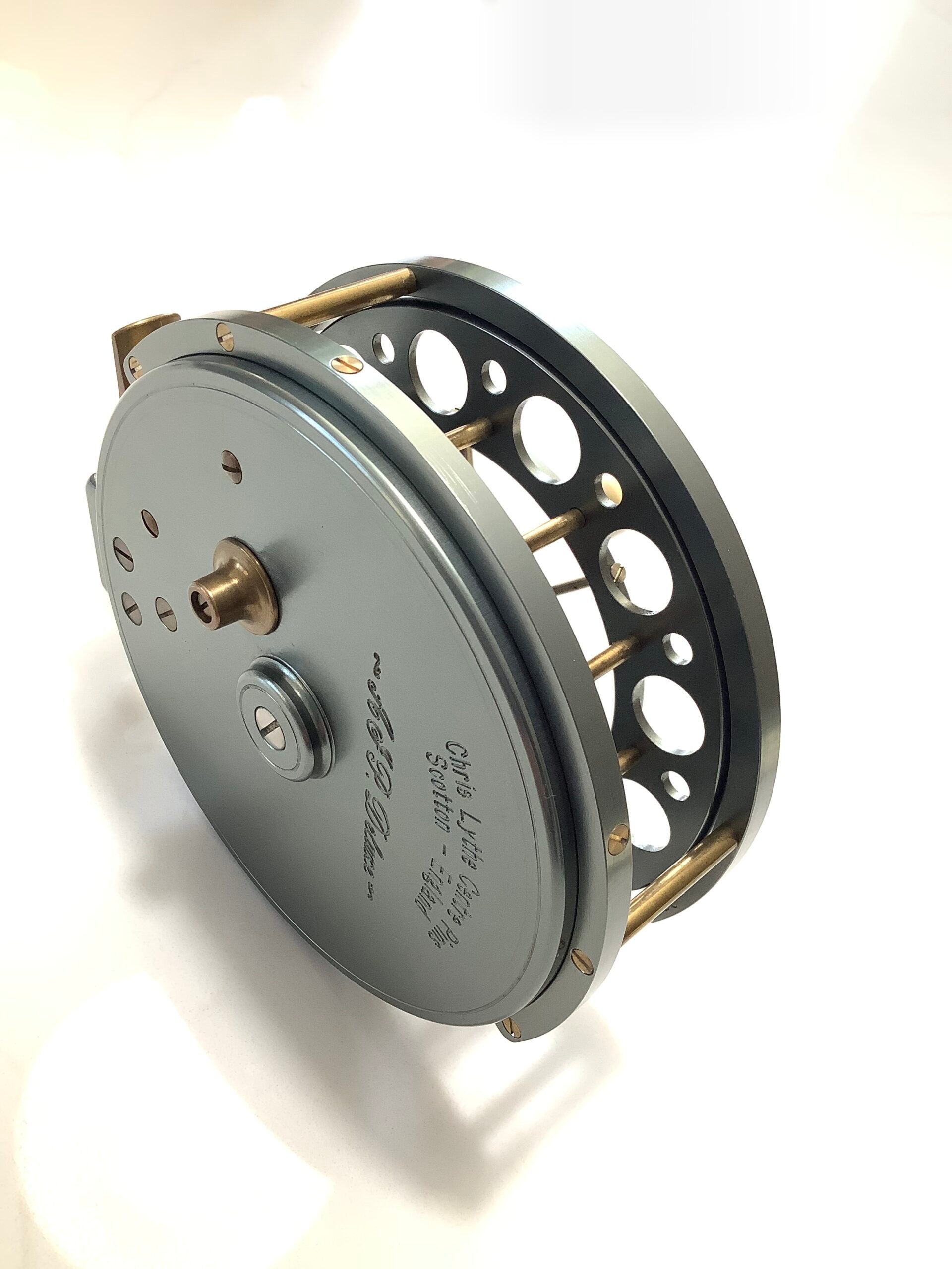 Rare CHRIS LYTHE “ AJP DELUXE “ Centrepin with Line Guide