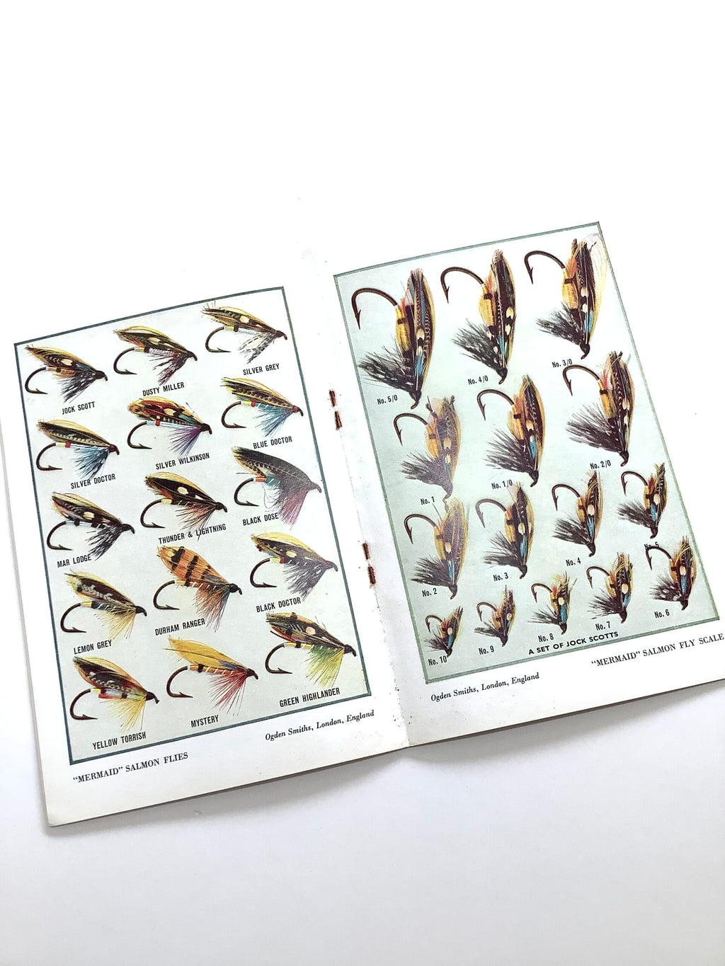 OGDEN SMITH FISHING FLY COLOURED ILLUSTRATED GUIDE