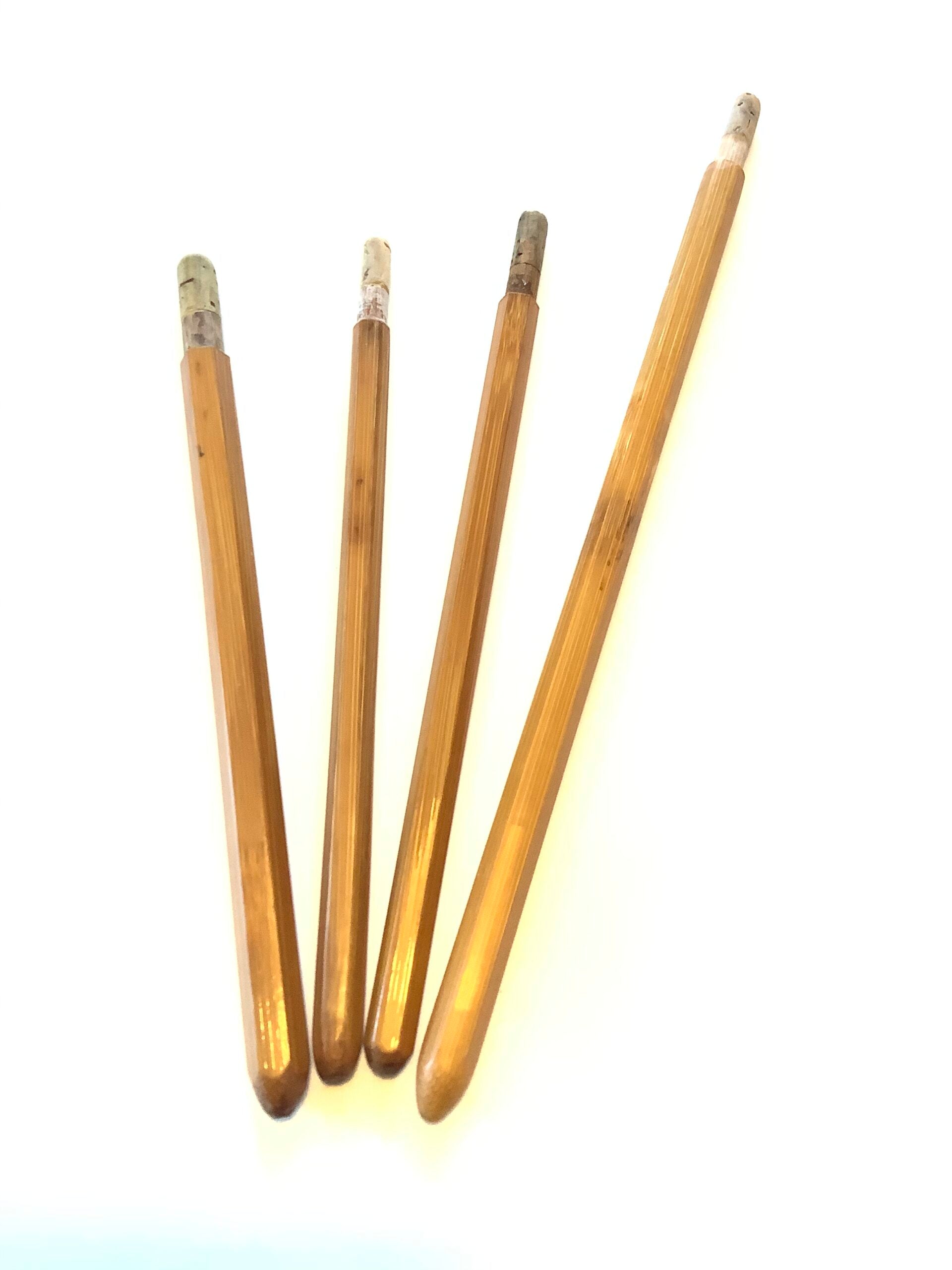 Built cane staggered ferrule stoppers for Pezon Michel rods