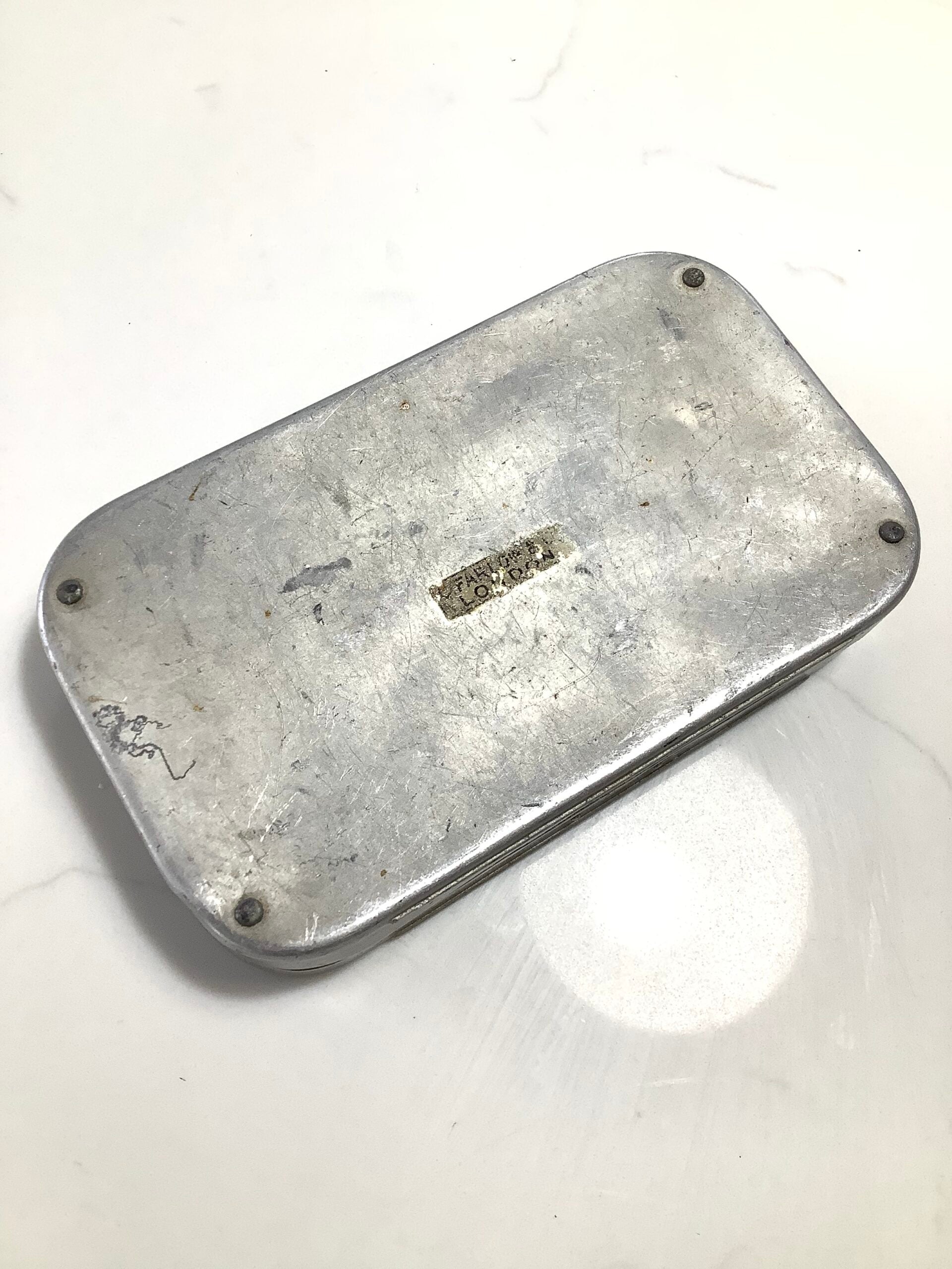 Vintage FARLOWS of Pall Mall Dry Fly Compartment Fly with flies