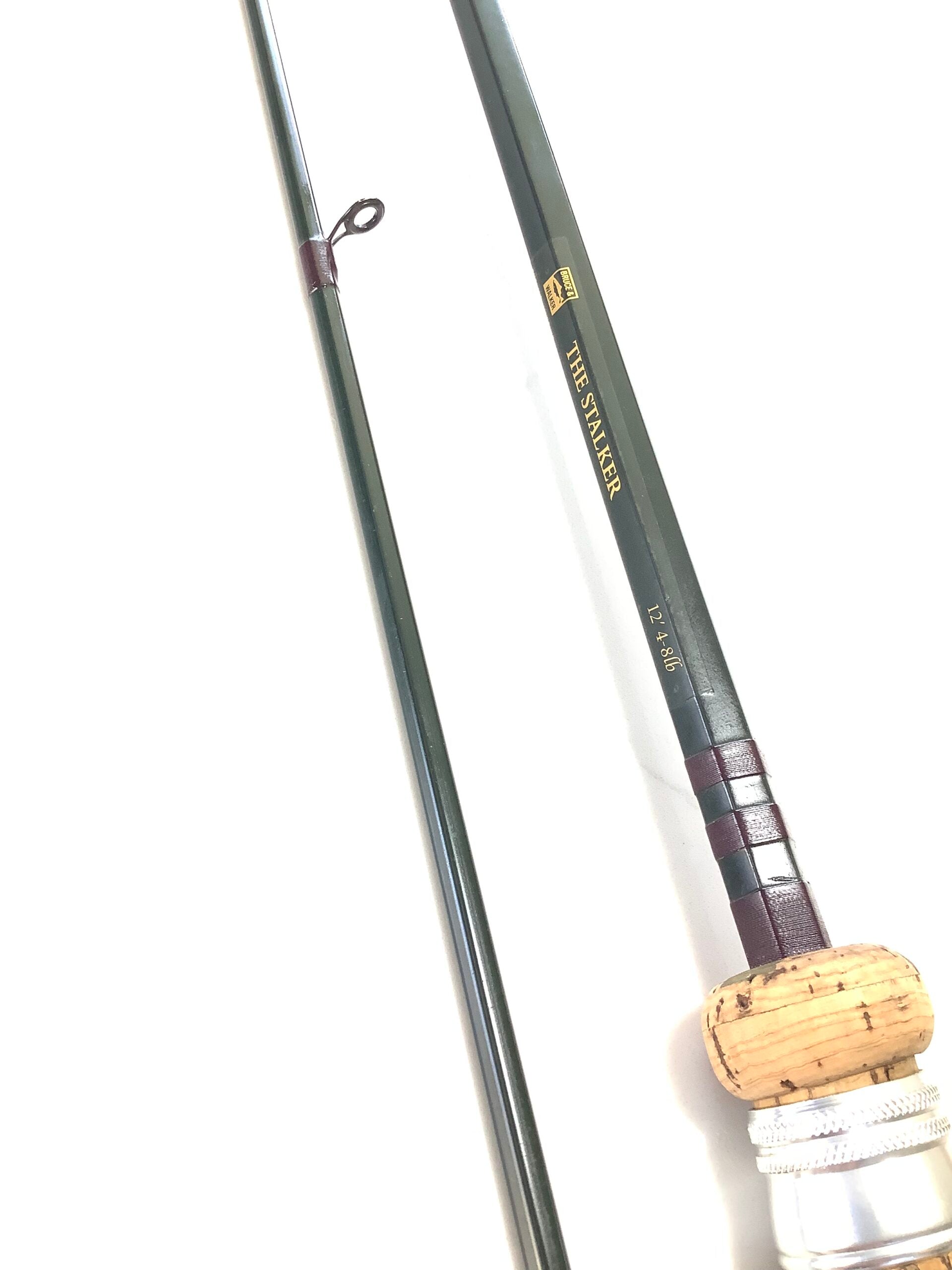 Bruce Walker HEXAGRAPH 12ft “ Stalker” Rod in Rare Dark Green Hexagraph