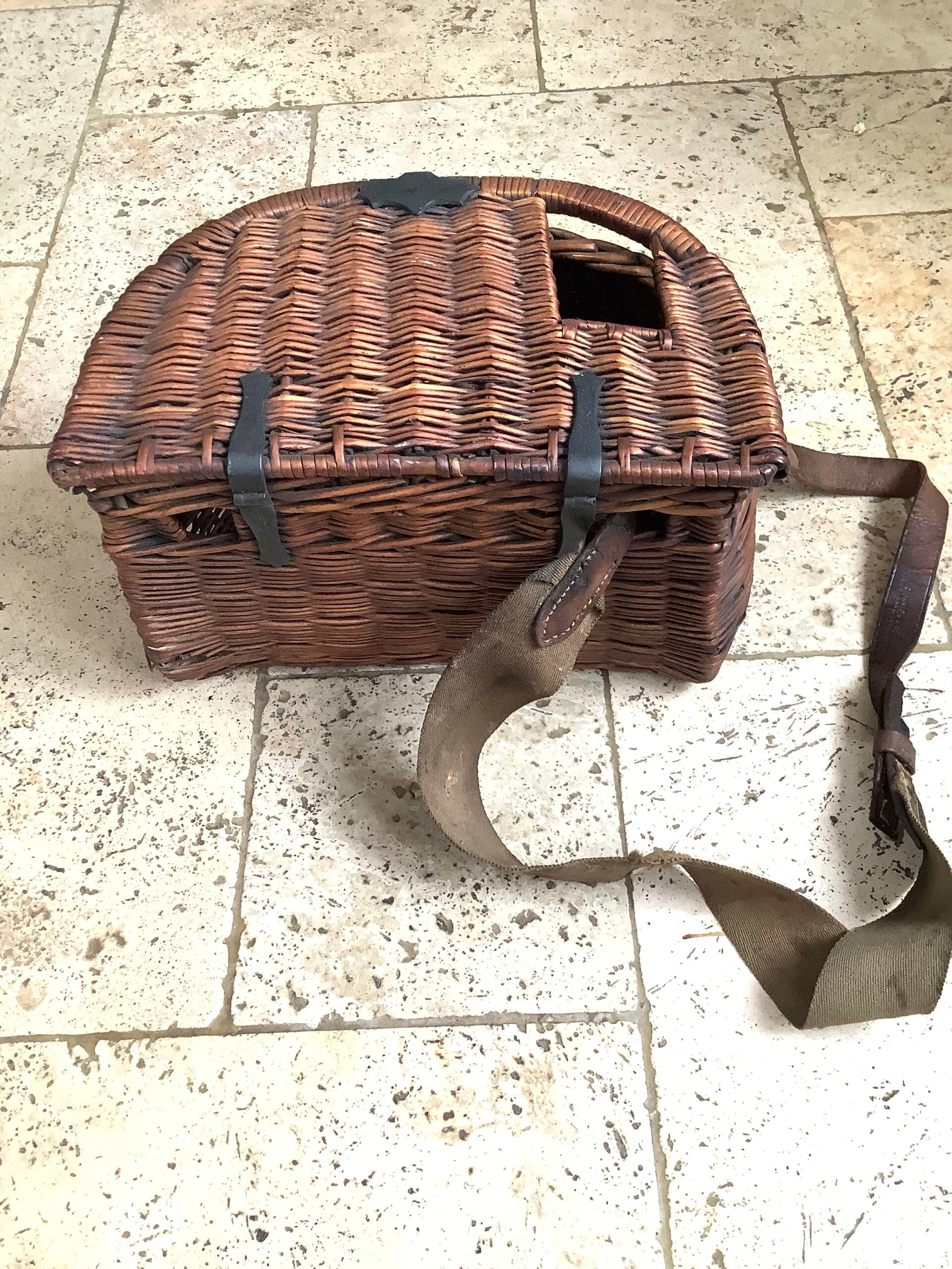 Antique FARLOWS OF PALL MALL LONDON Fishing Creel