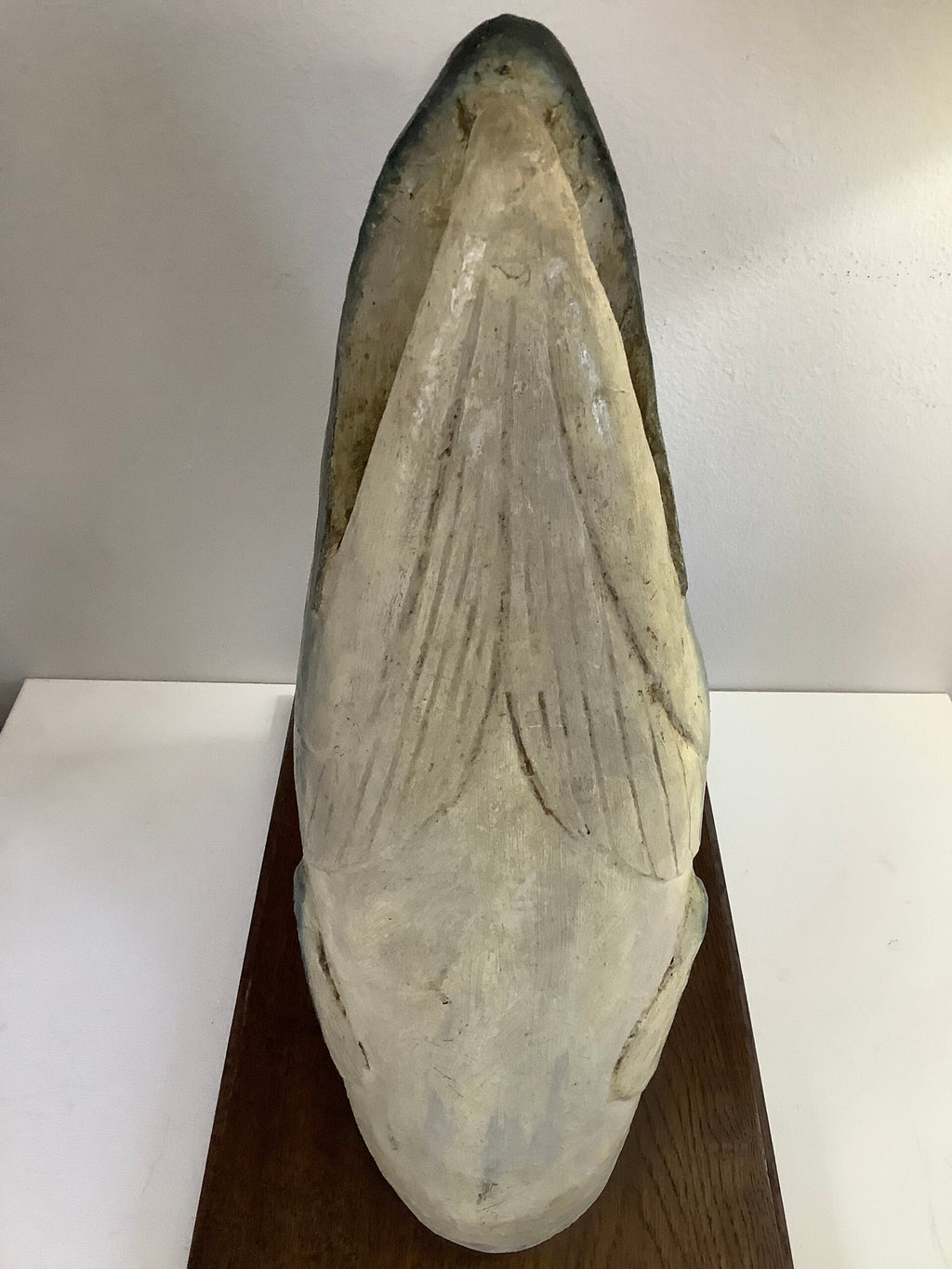 Antique Large Atlantic Salmon Head Wall Mount By A.J PONCHAUD TAXIDERMIST