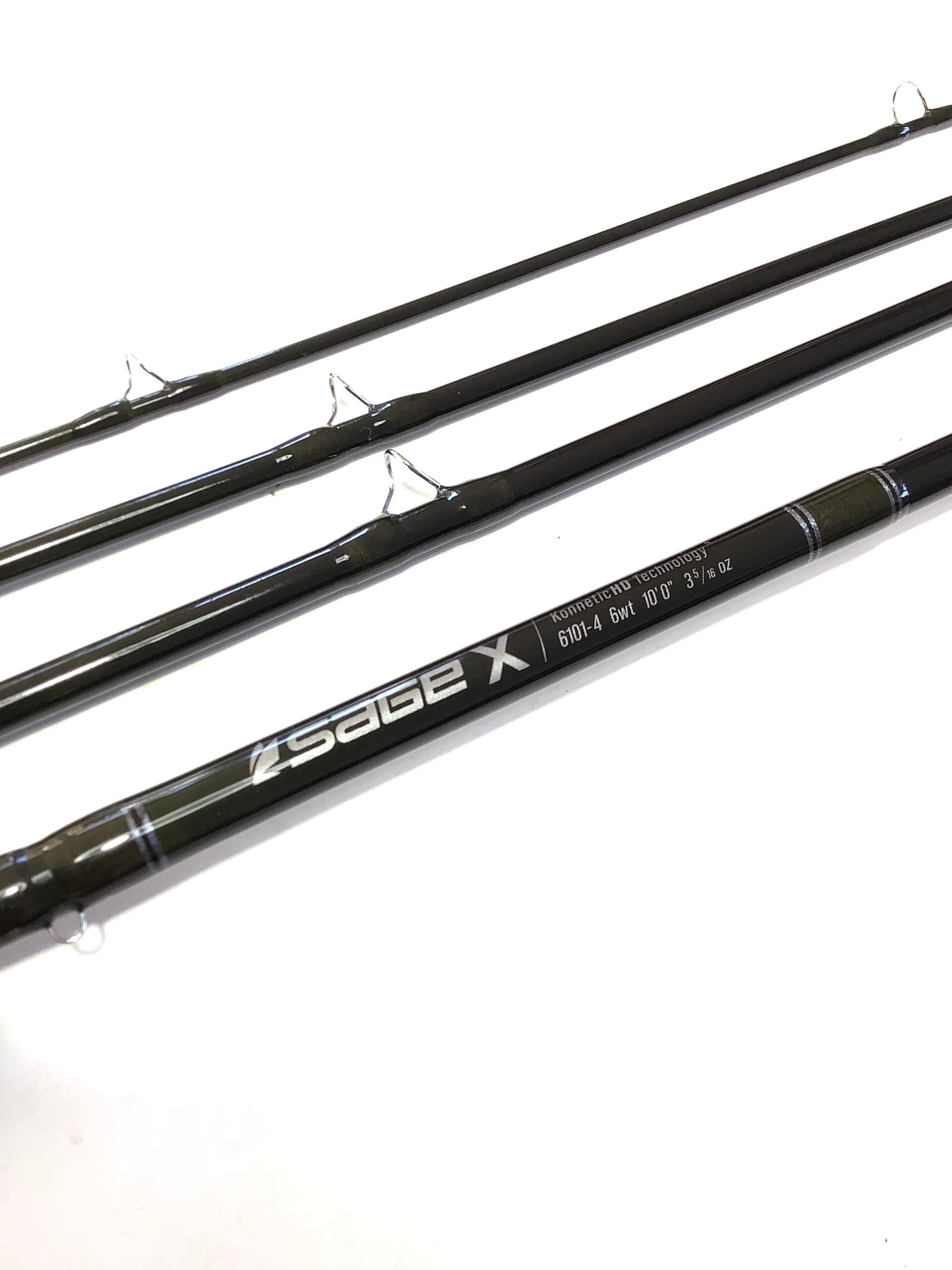 As New SAGE X 10ft #6 Four Piece Fly Rod – Antique & Vintage