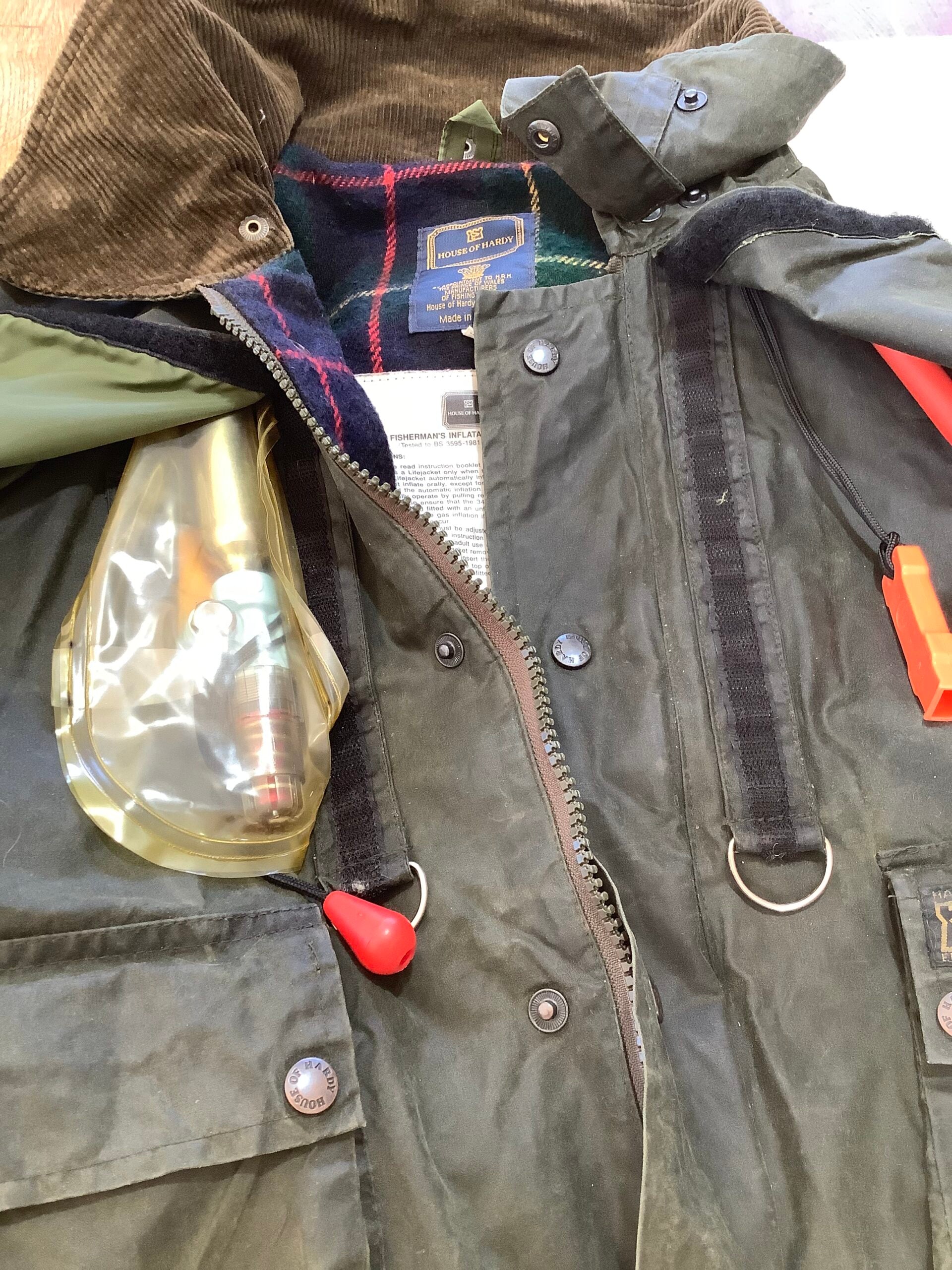 HARDY Bros Fishermans Inflatable Safety Wading Jacket