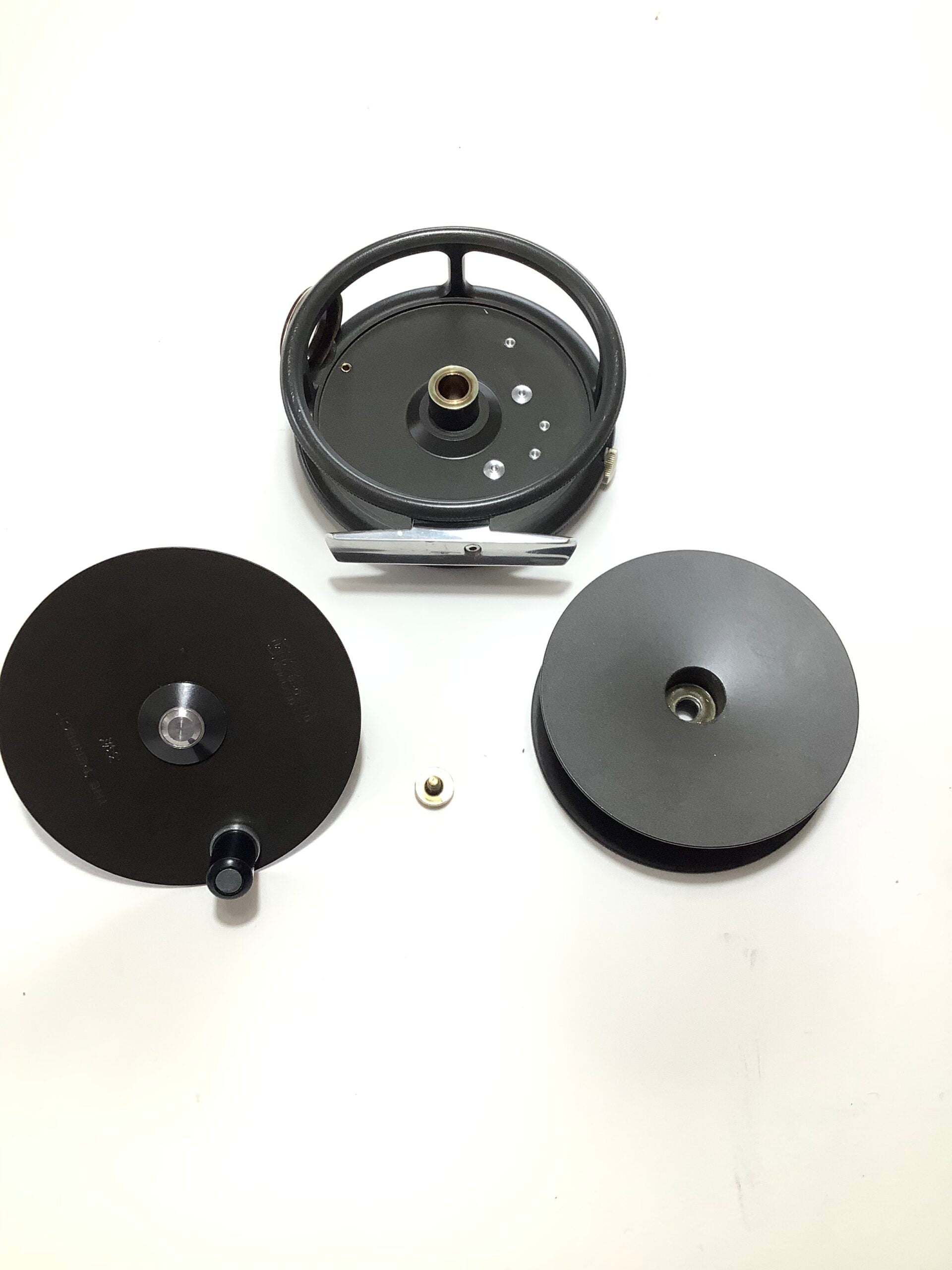 Rare LEFT HAND Hardy Bros Perfect 33/8” Fly Reel