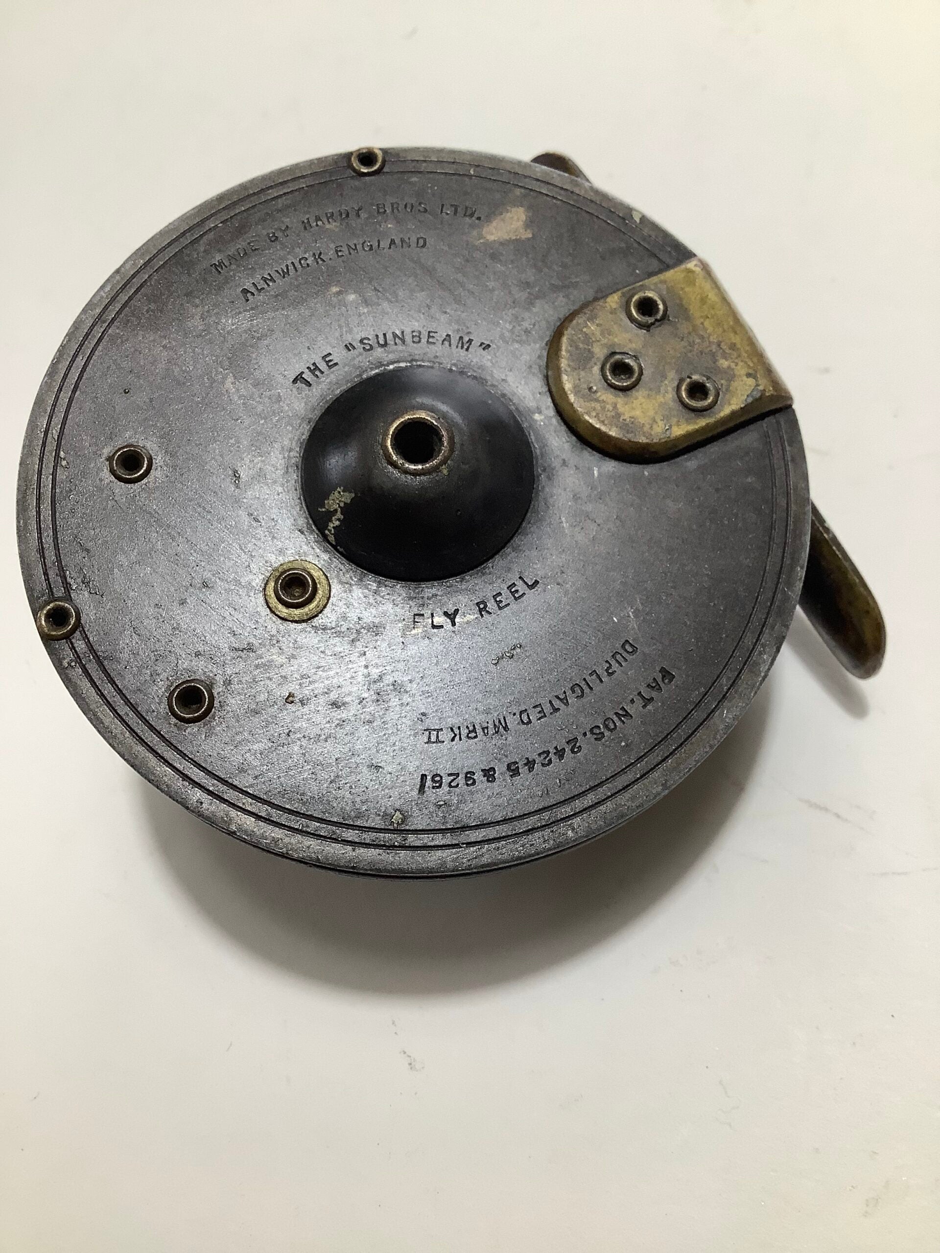 Antique Hardy Bros first model Sunbeam 2 3/4” Fly Reel