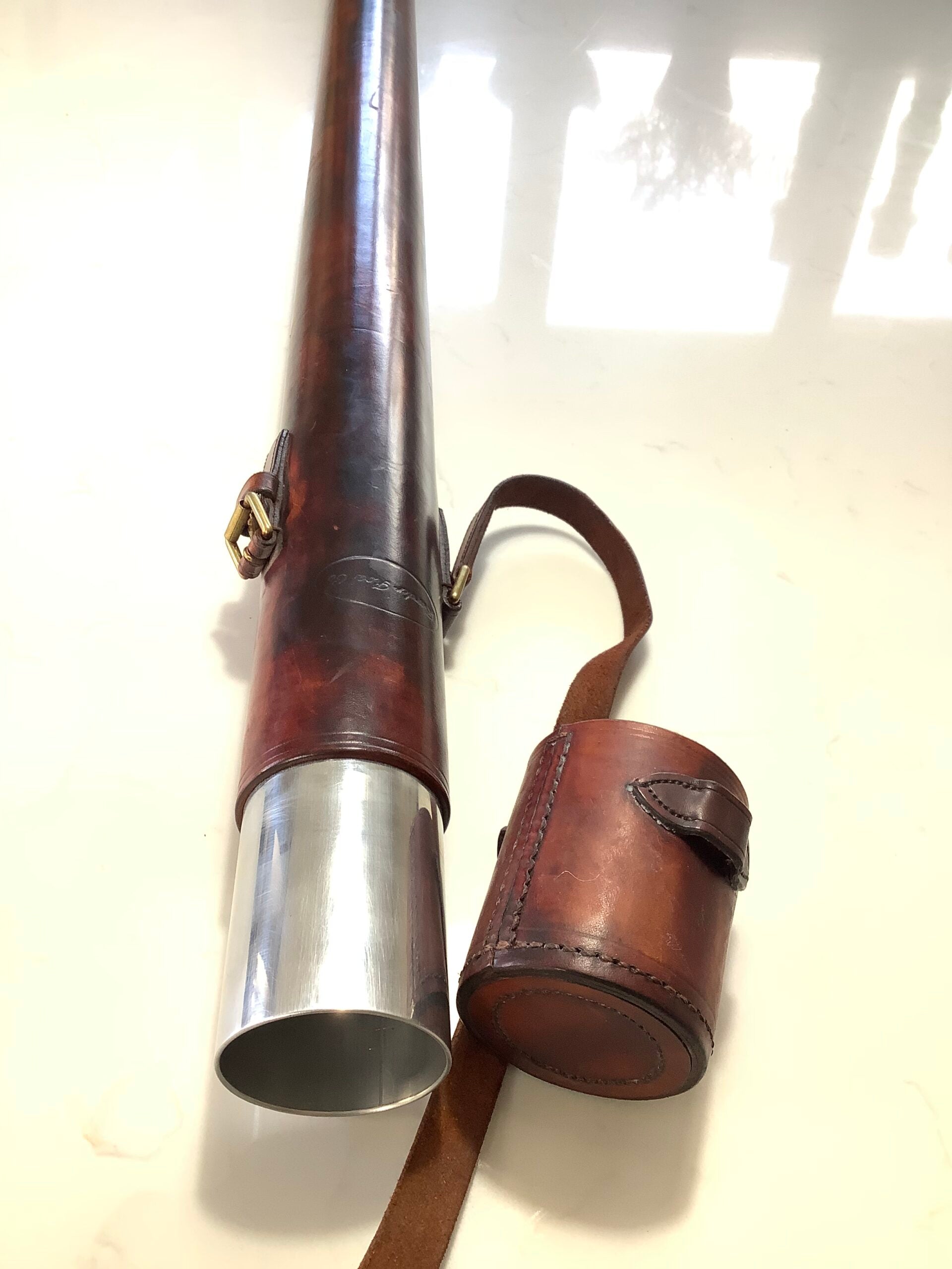 EDWARD BARDER Leather Rod Holder