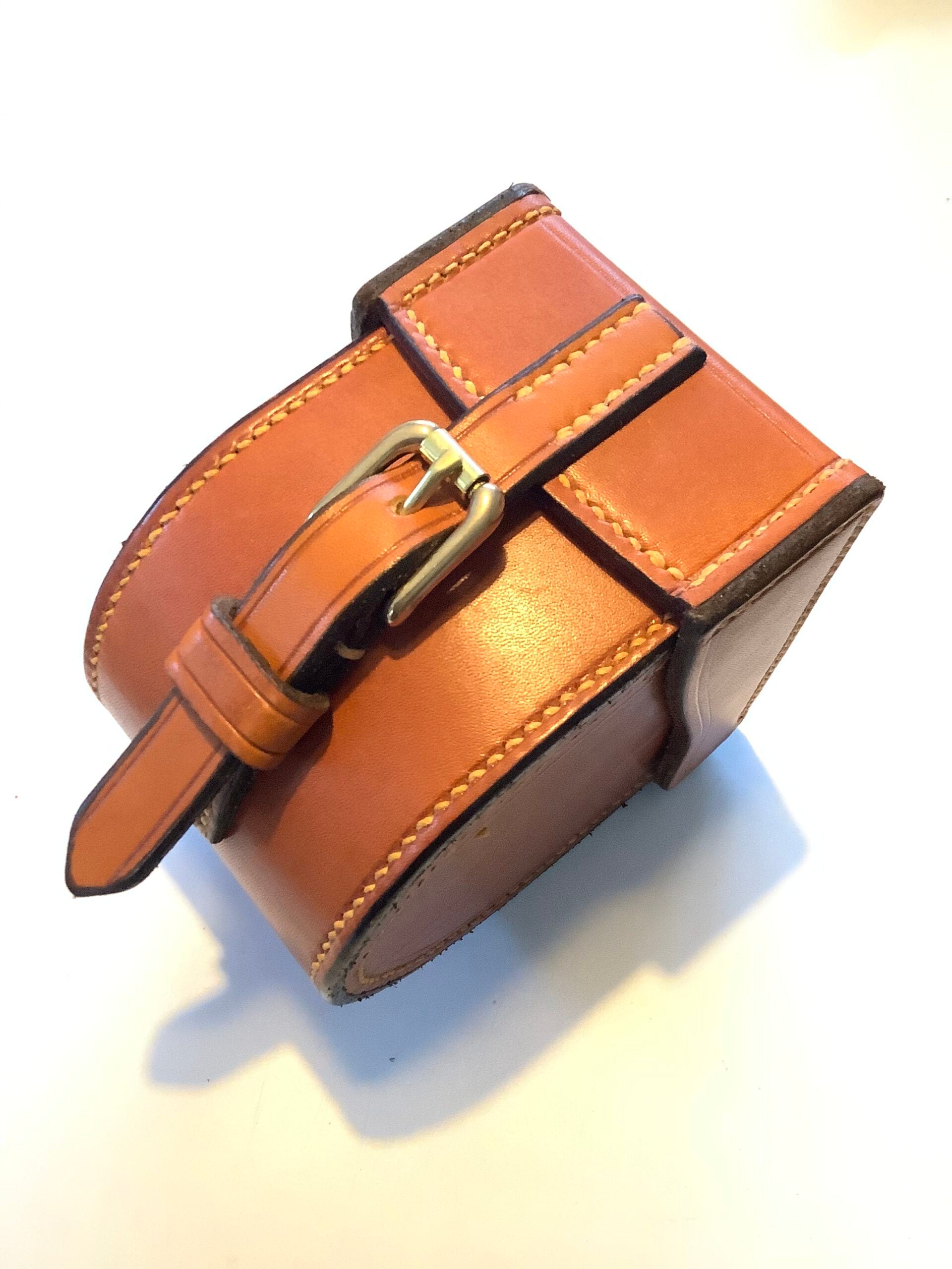 Peter Loam Hand made quality block leather reel cases