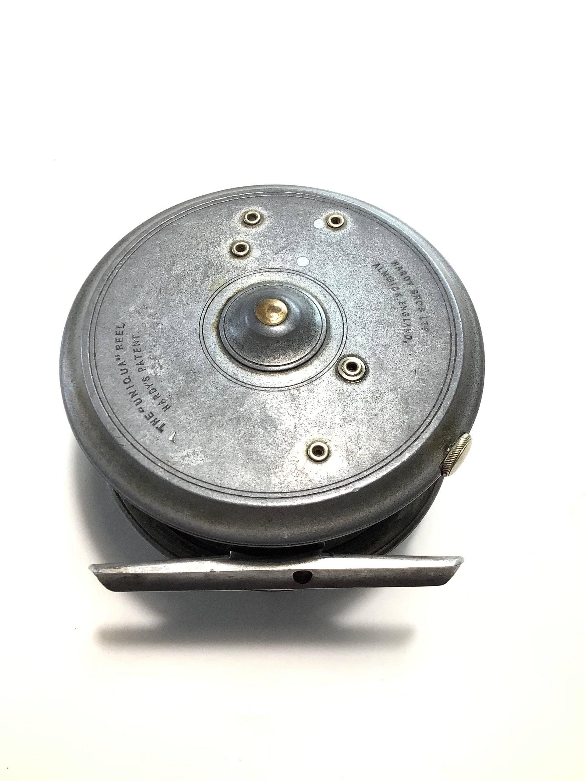 Antique Hardy Bros 1917 Perforated 4” UNIQUA Fly Reel