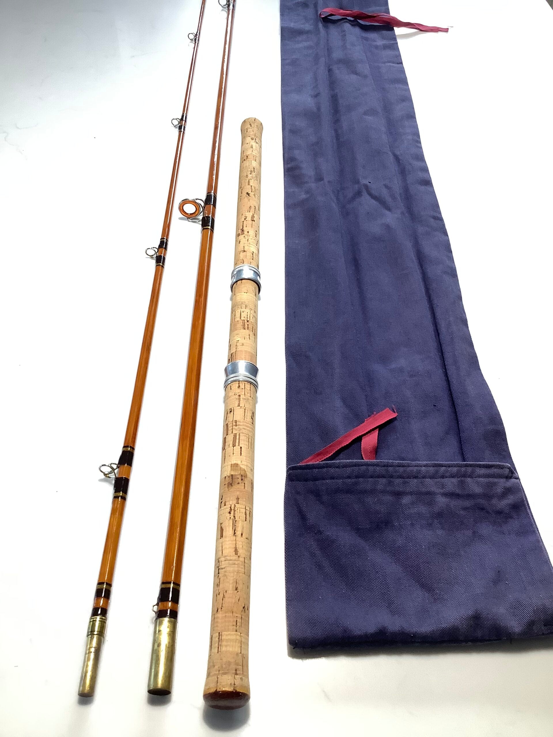 chapmans fishing reels Rare CHAPMANS of Ware DENNIS PYE 700 Built Cane Rod