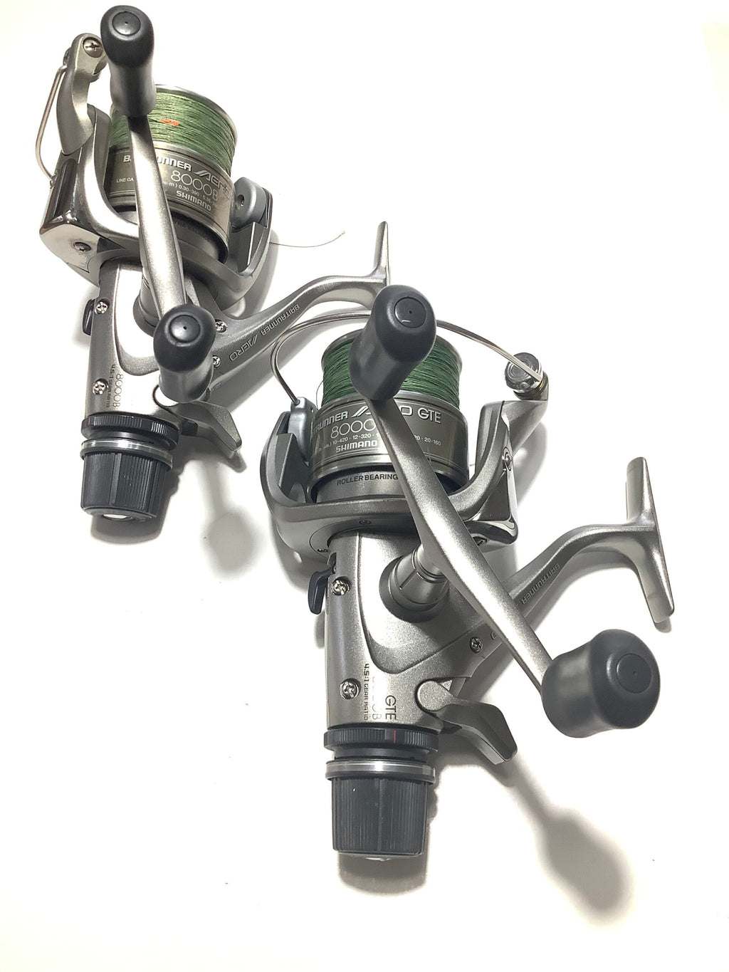 Pair of SHIMANO BAITRUNNER 8000 GTE AERO Reels UNIQUE
