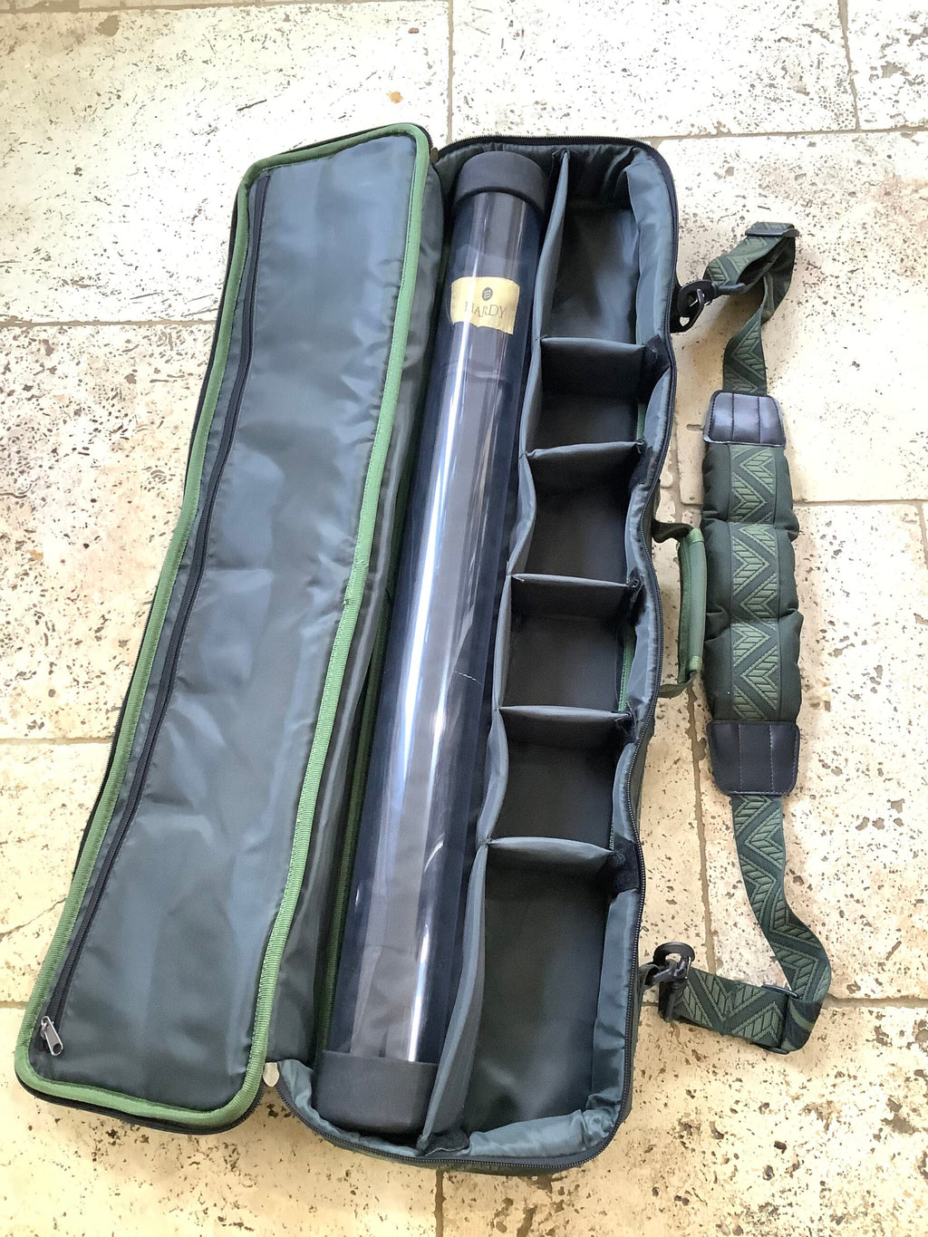 HARDY BROS MARKSMAN 6 x piece SMUGGLER 12ft XT ROD with Hardy Marksman Carrying Case