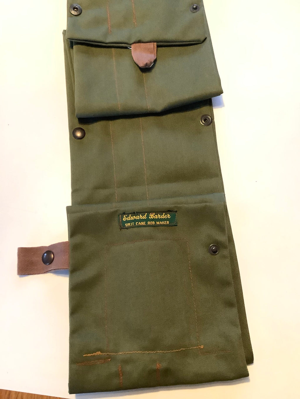 Edward Barder three piece Rod Bag as New