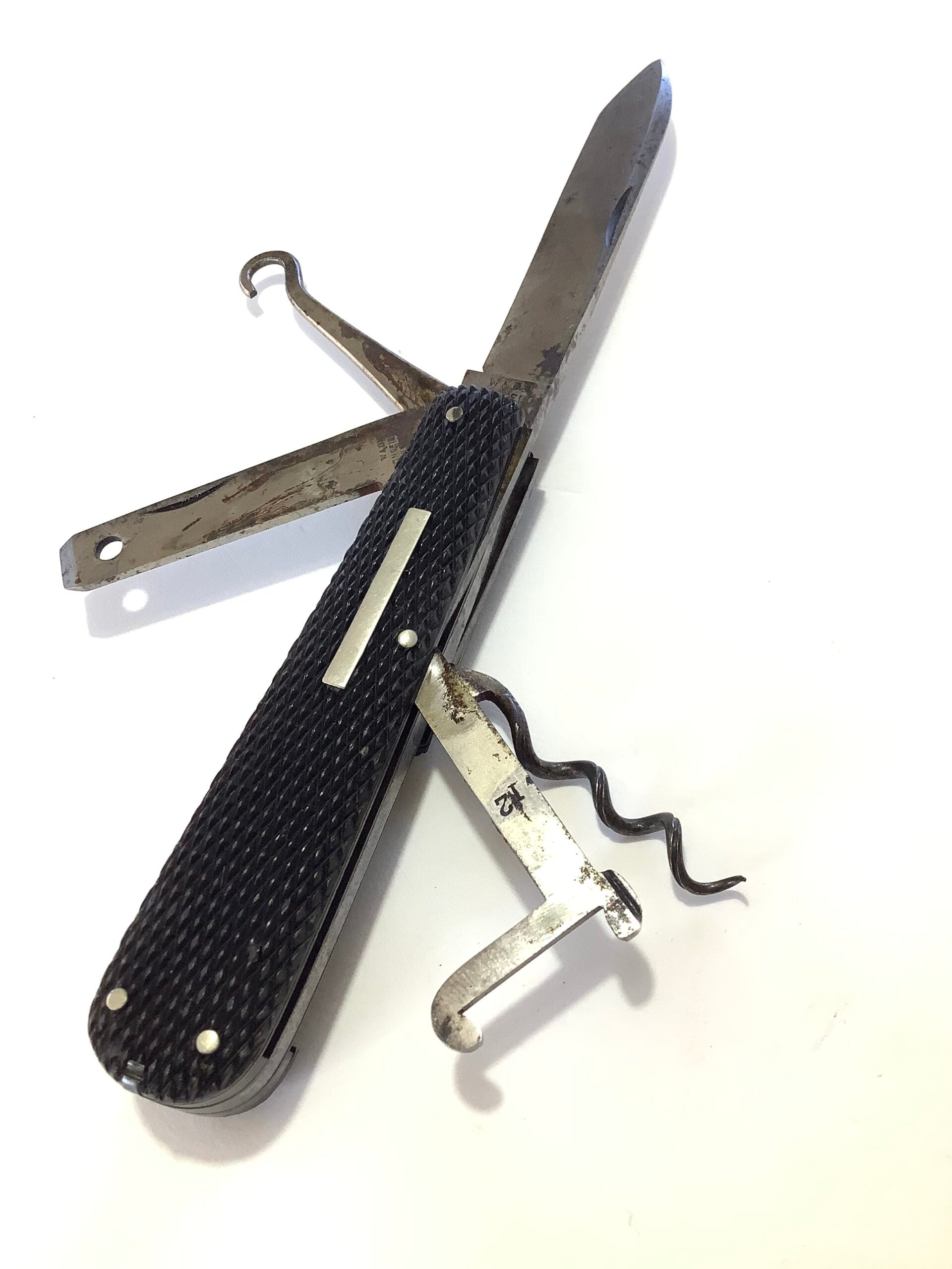 Rare Antique Sportsman Multi-Tool Large Pocket Knife