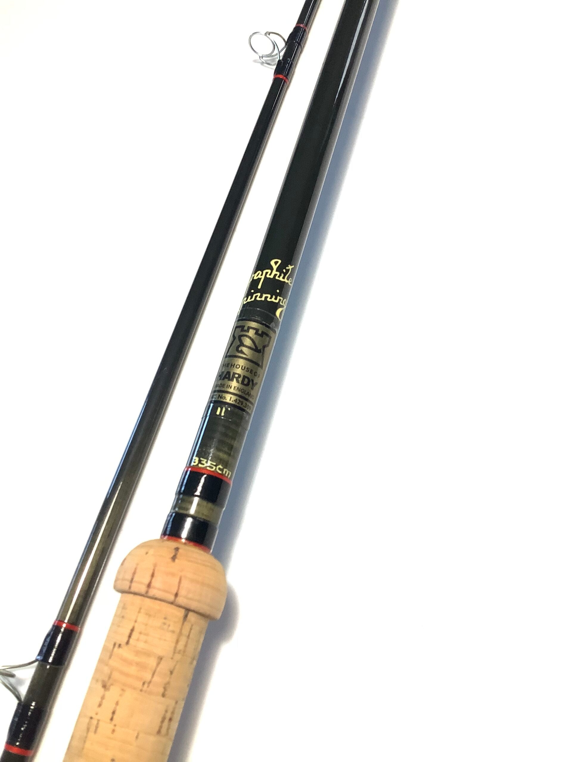 Scarce Hardy Bros 11ft Black Graphite Spinning Rod