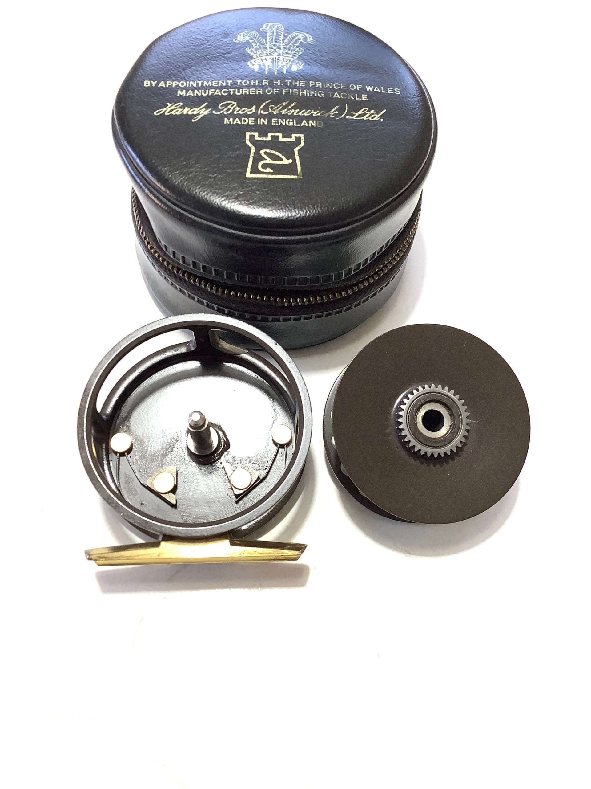 Vintage Hardy Bros GOLDEN FLYWEIGHT Fly Reel