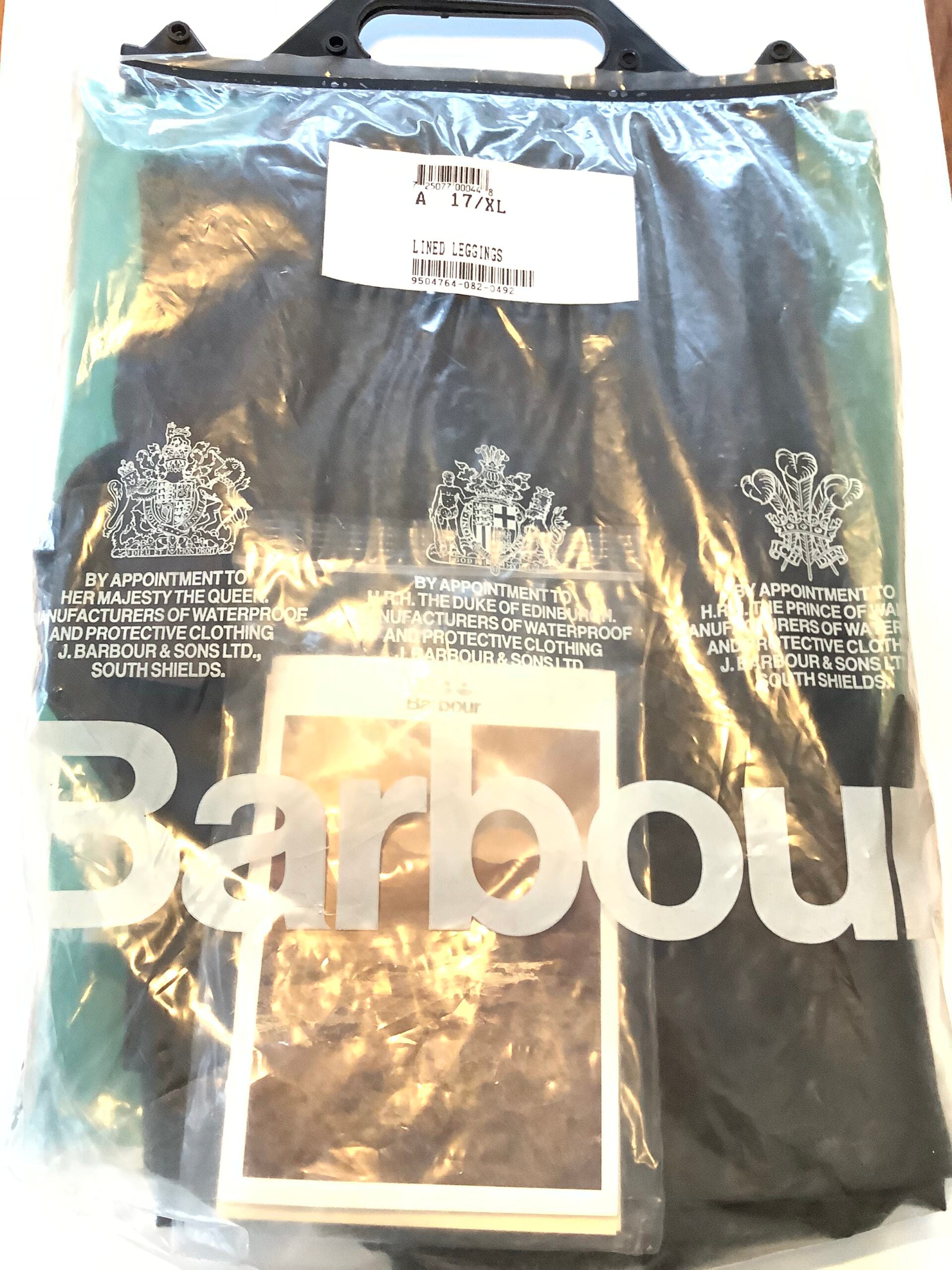 Brand New Barbour Stud-on lined legging trousers