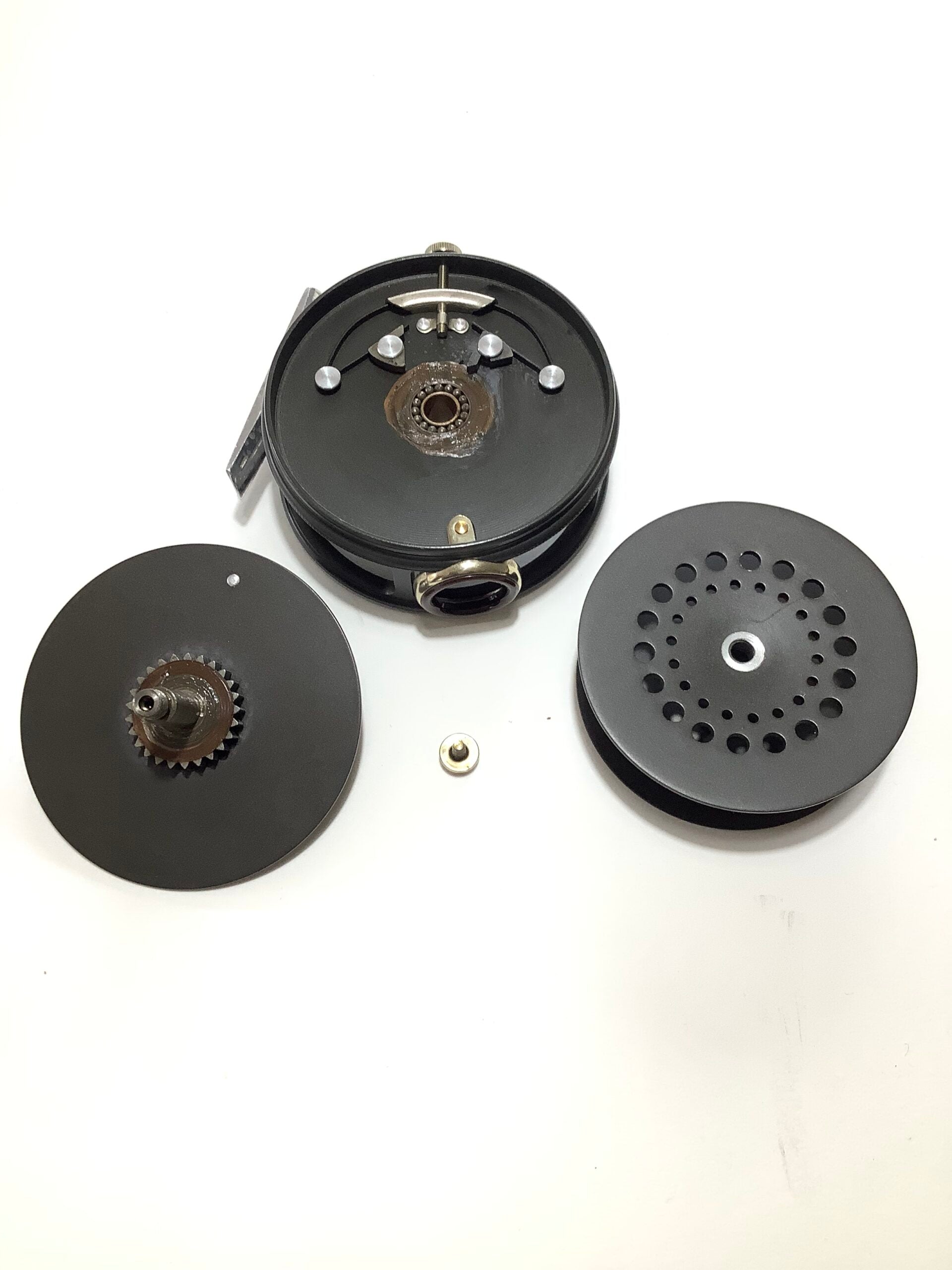Rare LEFT HAND Hardy Bros Perfect 33/8” Fly Reel