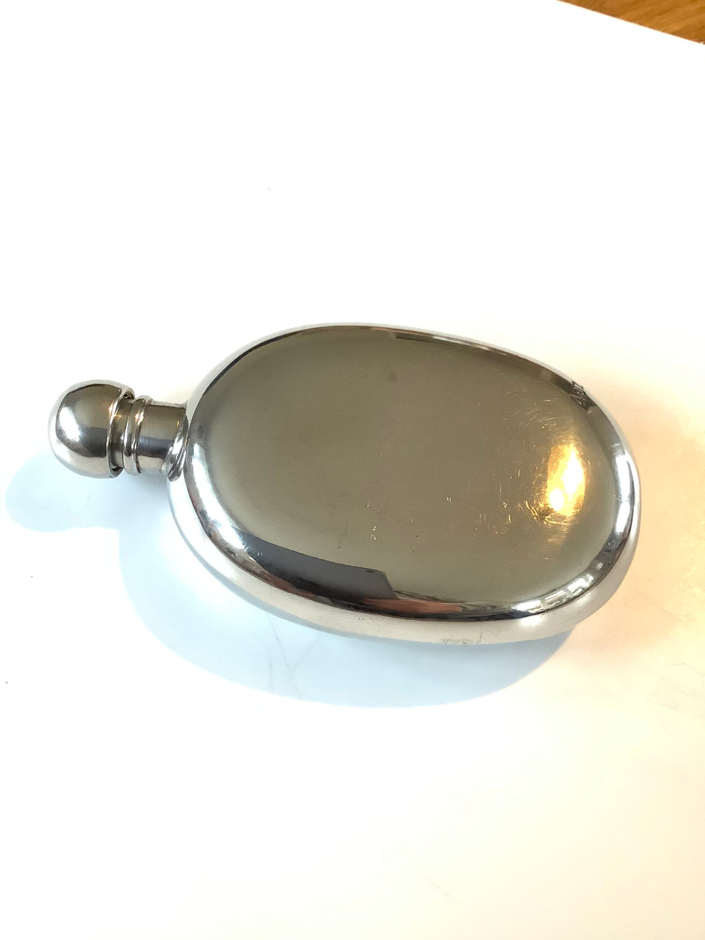 Vintage small silver pocket flask