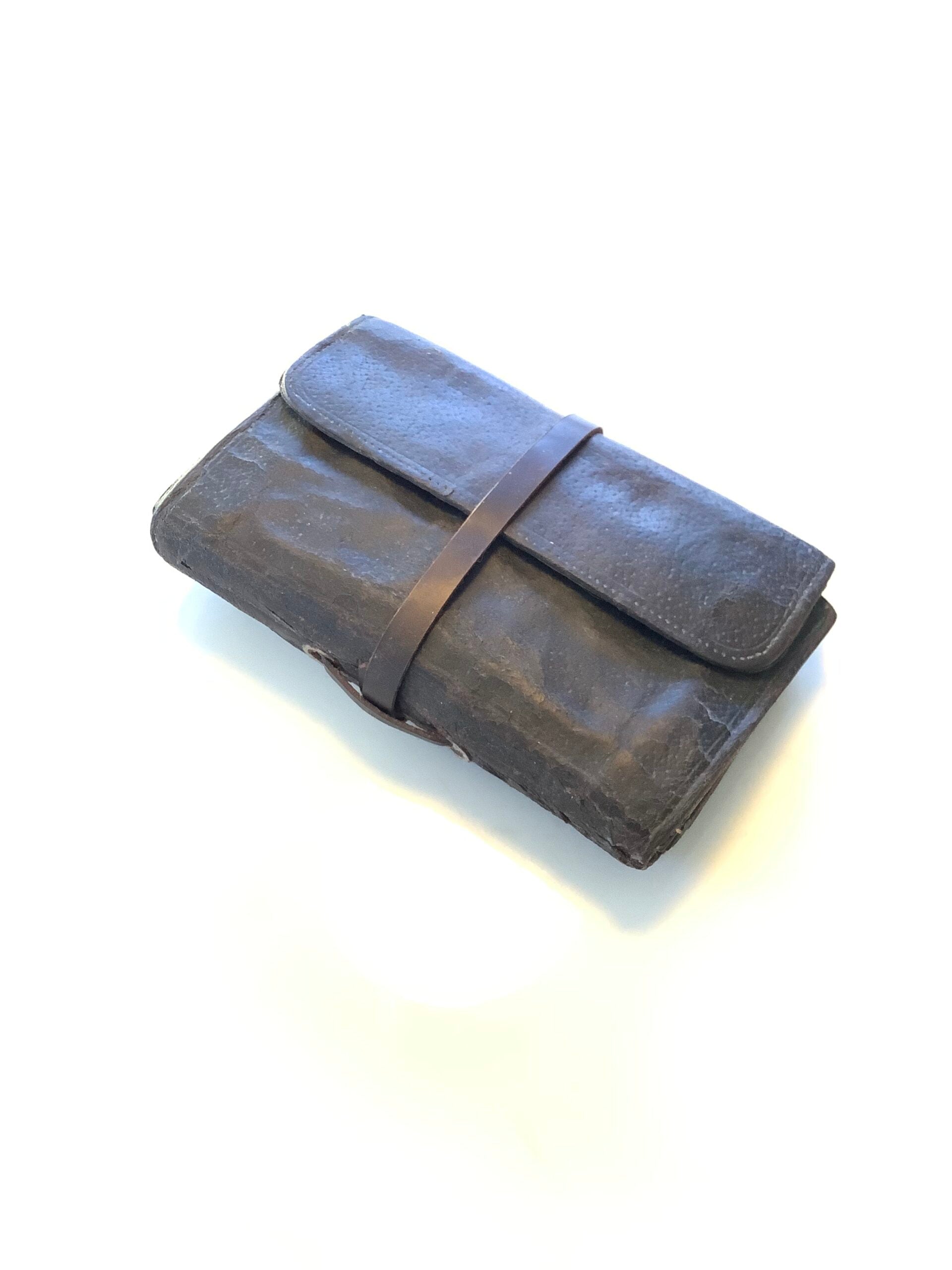 Antique “Haynes of Cork” Leather Fly Wallets