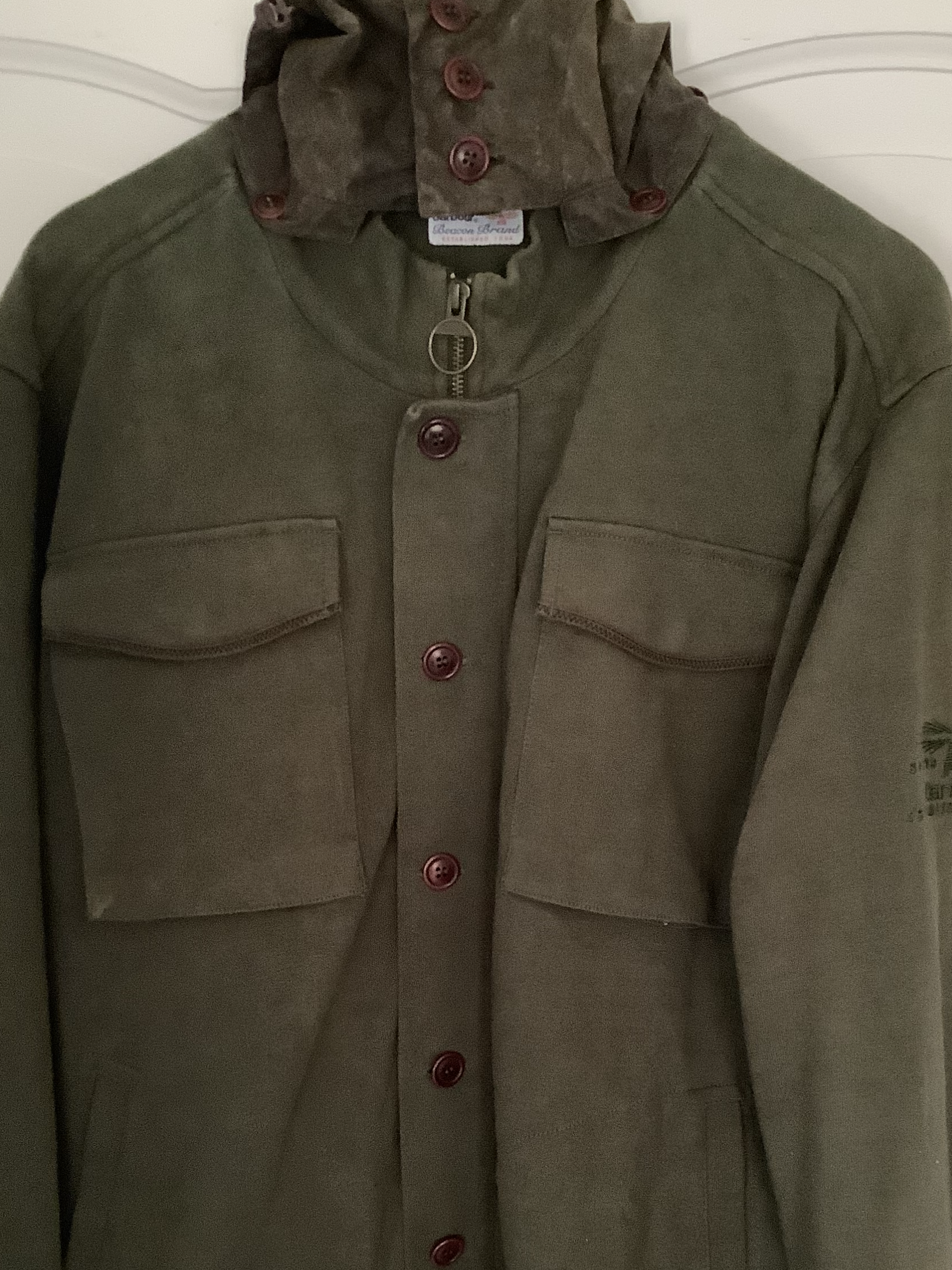 Rare Barbour Tokito Yoshida Wax Hooded Jacket