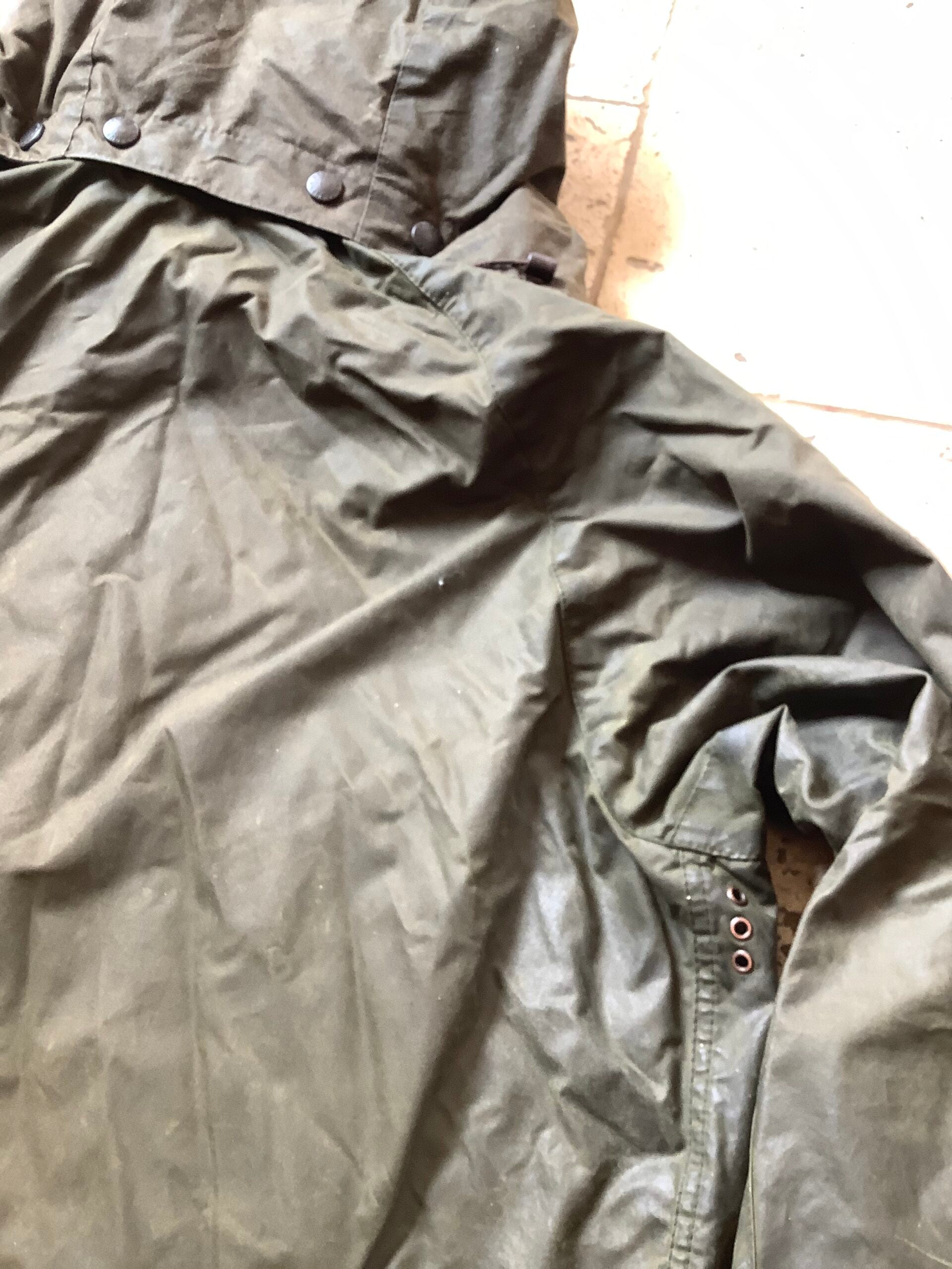 Vintage Barbour Bedale Wax Jacket With Hood