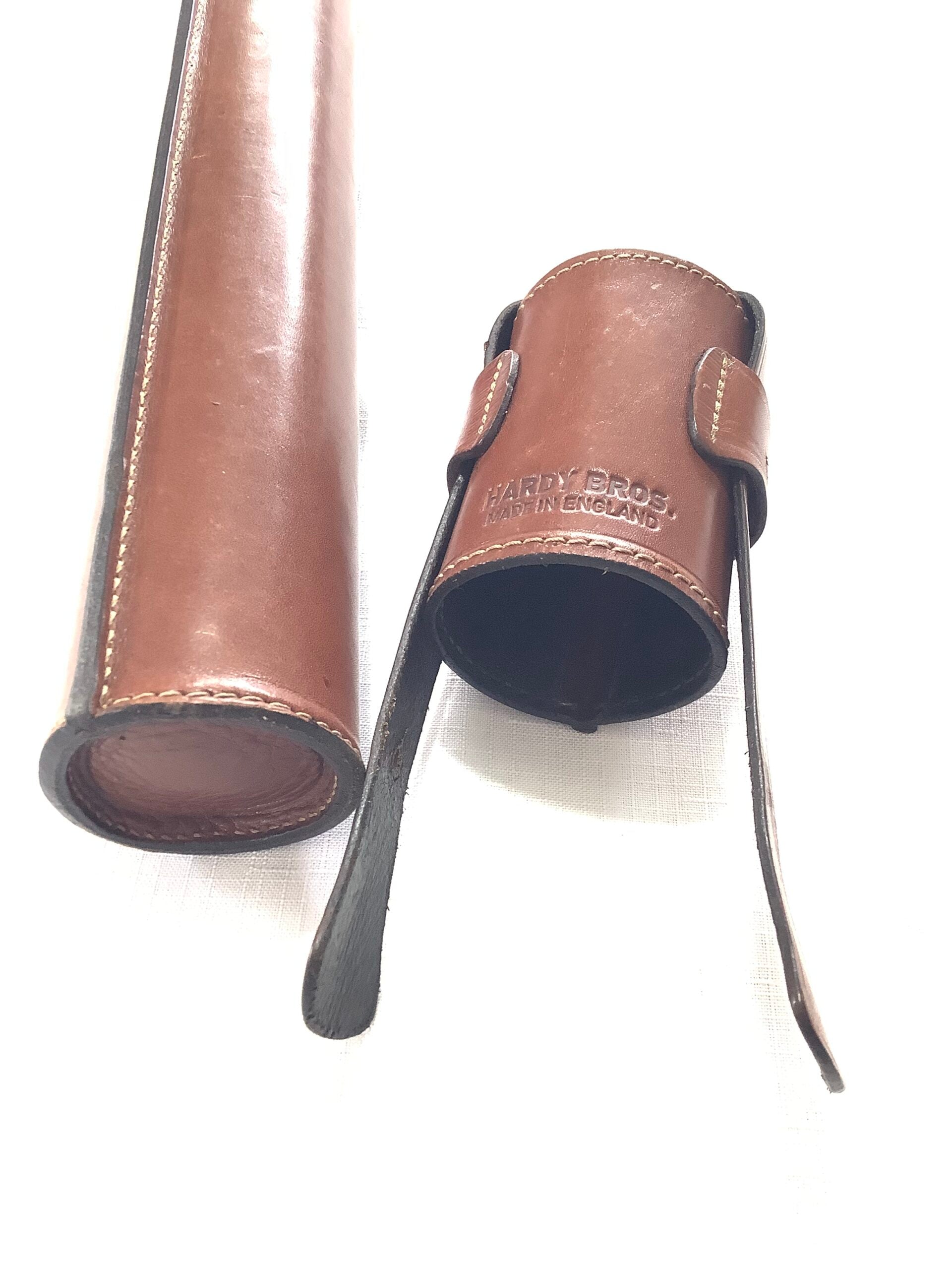 Very Rare HARDY BROS Crafted Leather Rod Carrier