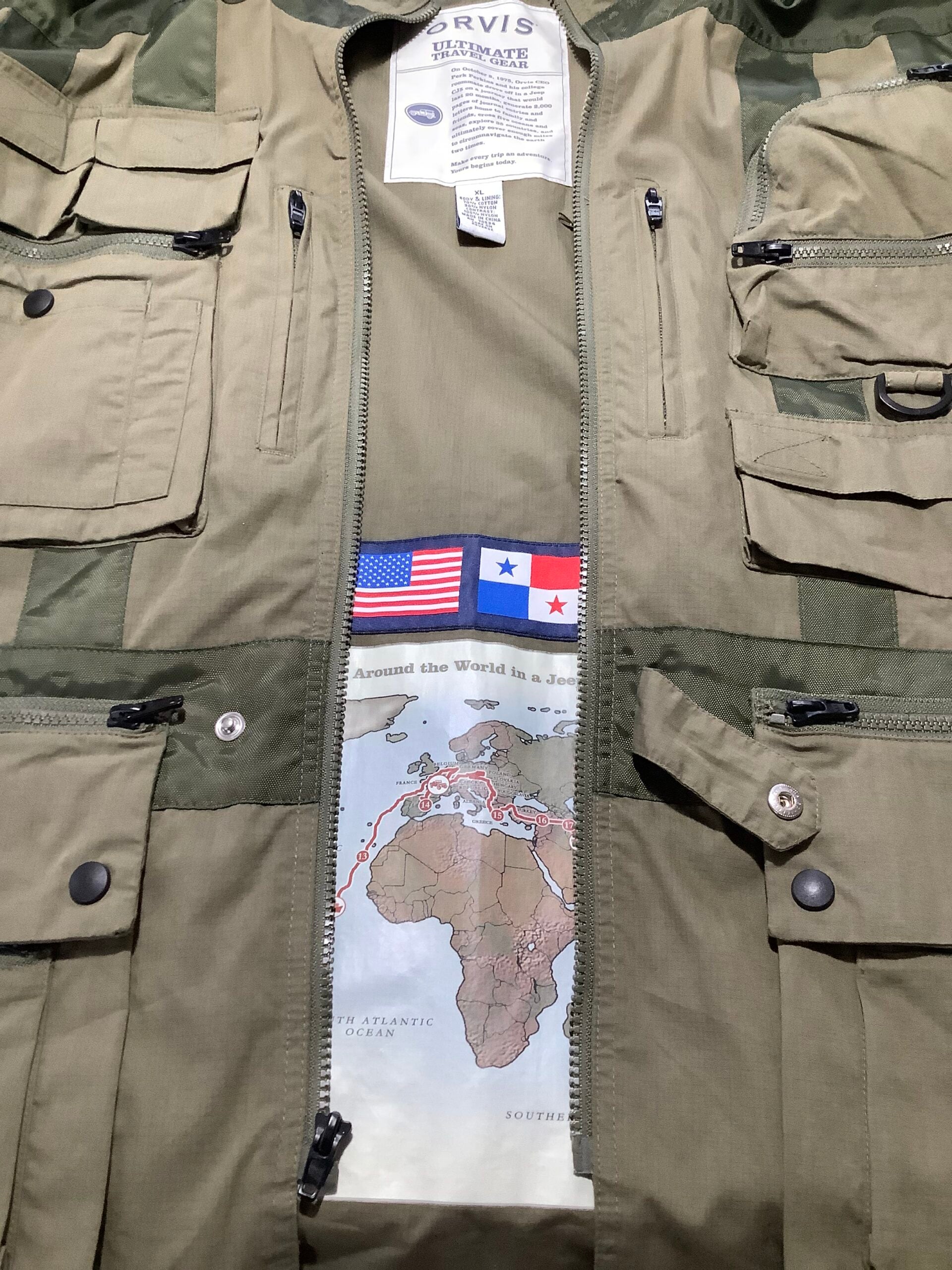 New ORVIS Ultimate Travel Gear Jacket/Waistcoat XL