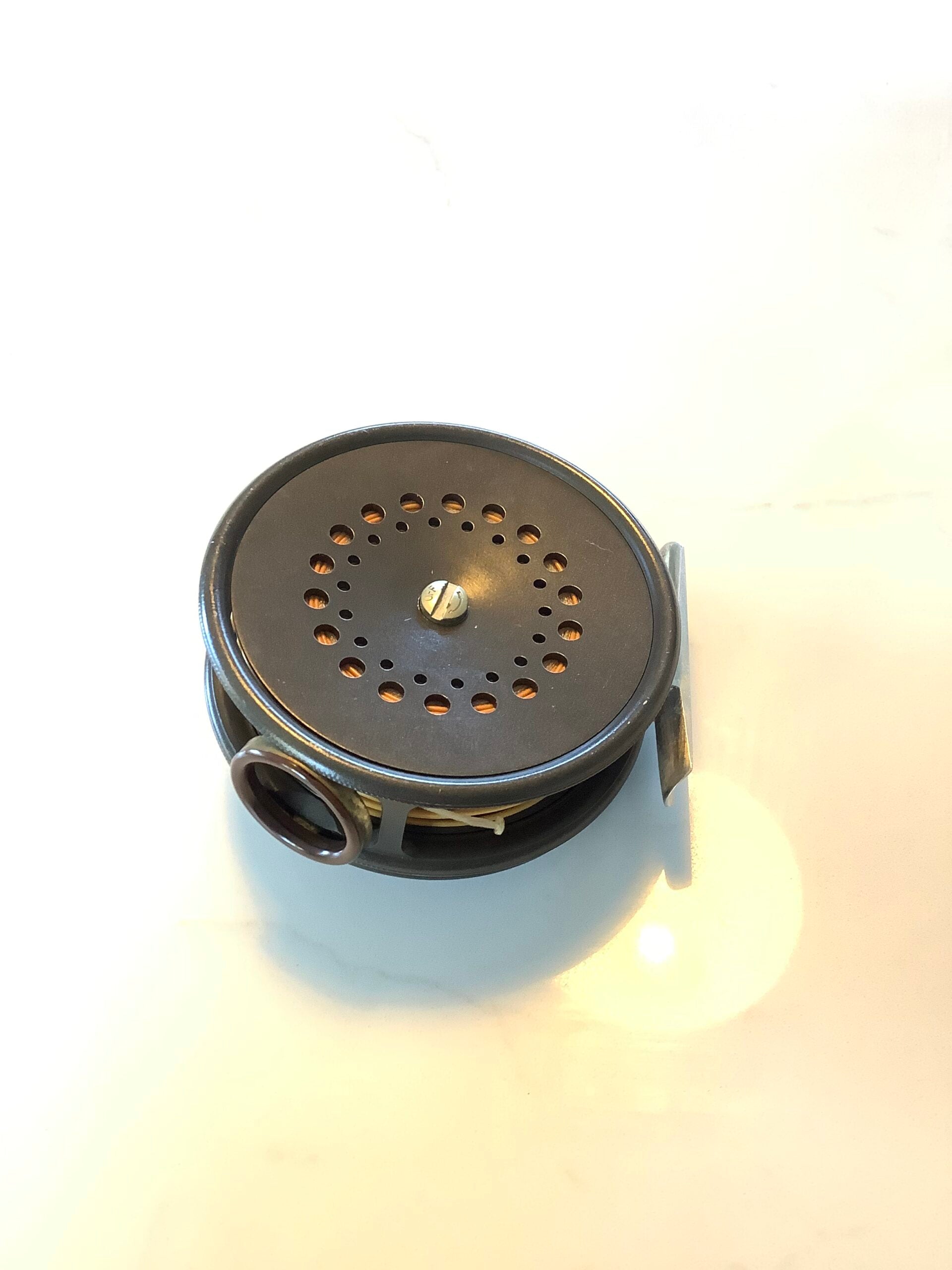 Rare HARDY Bros LEFT Hand PERFECT 3 5/8” Fly Reel