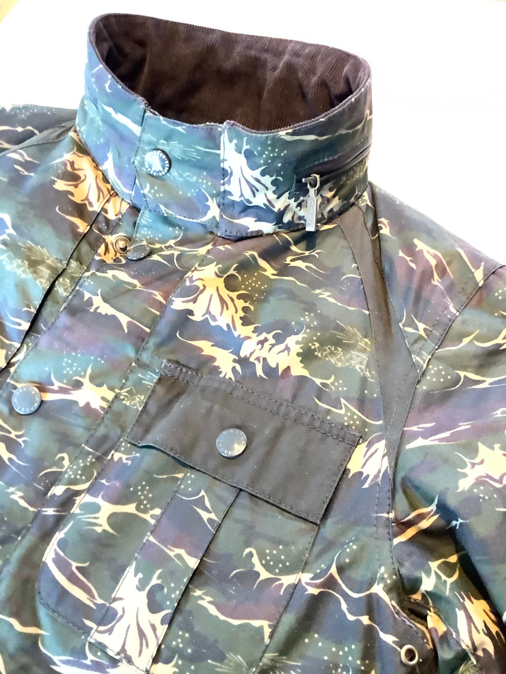 Barbour Mountaineering Brantmoto Wax Jacket size Large