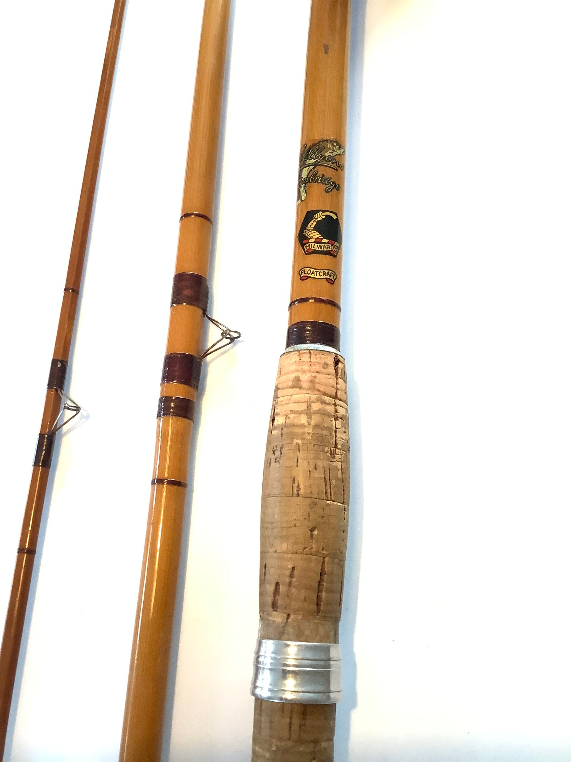 Rare Early Milwards “Floatcraft” 12ft whole cane Rod