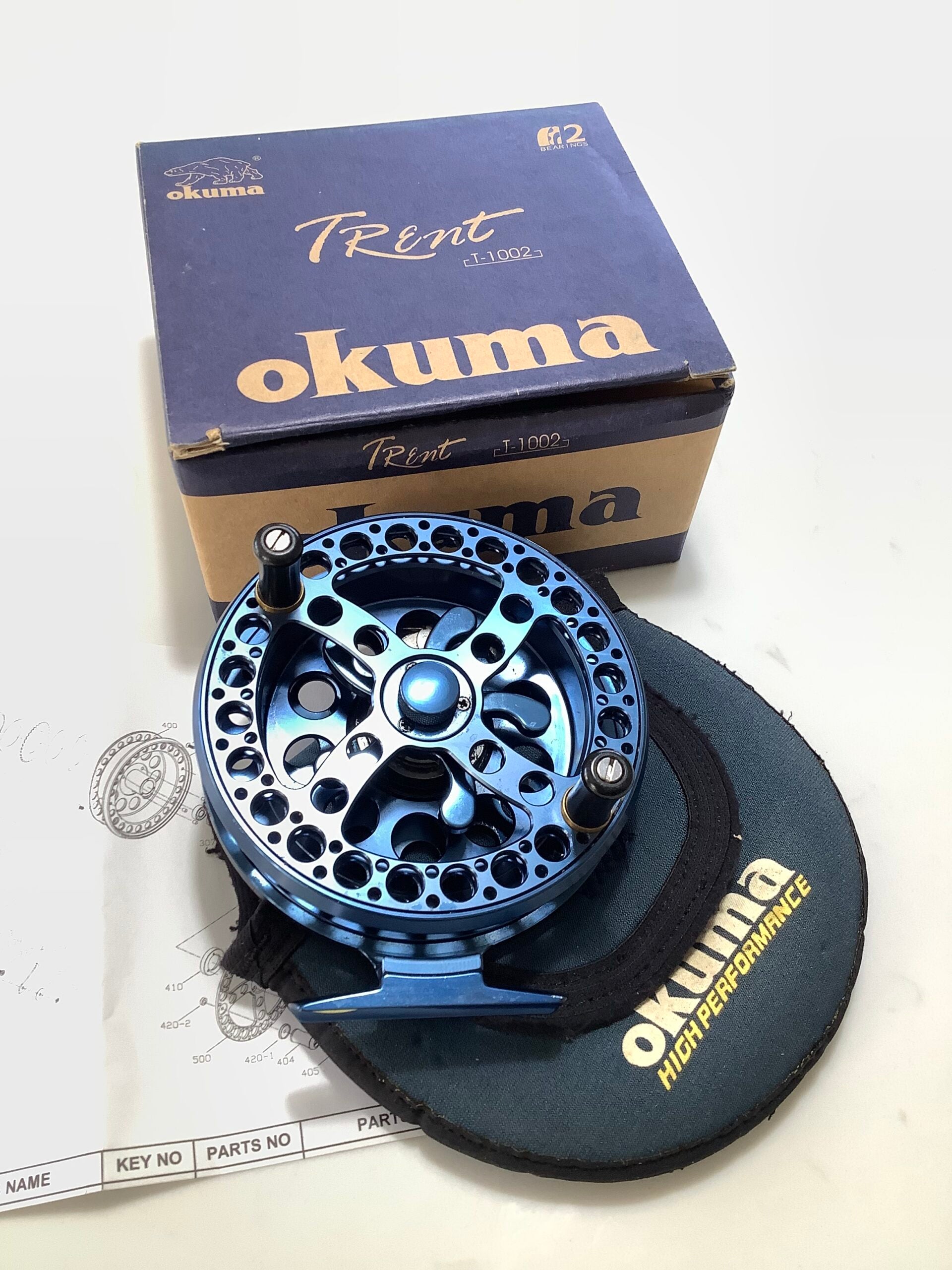 Scarce OKUMA “ TRENT “ Centrepin