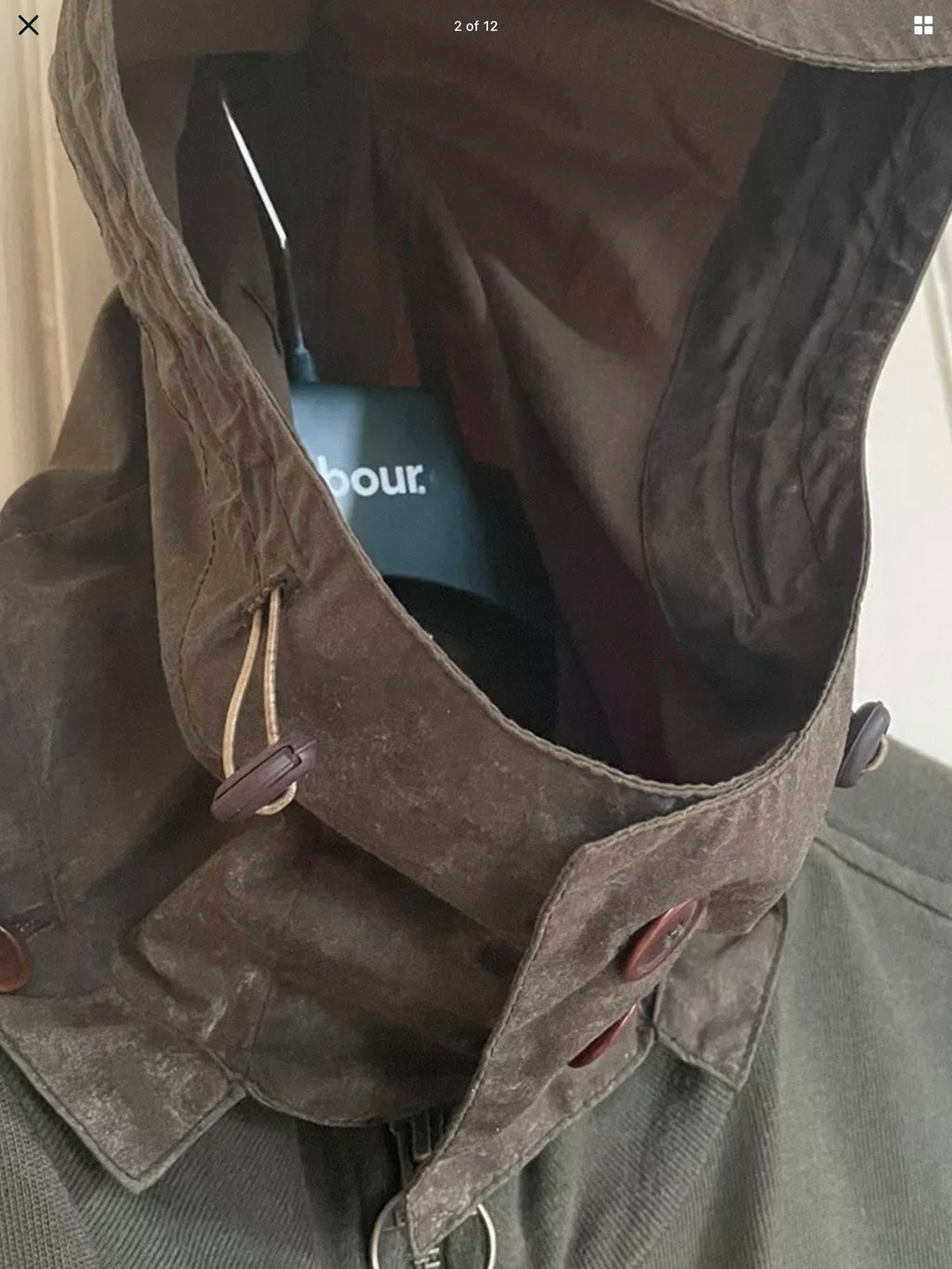 Rare Barbour Tokito Yoshida Wax Hooded Jacket