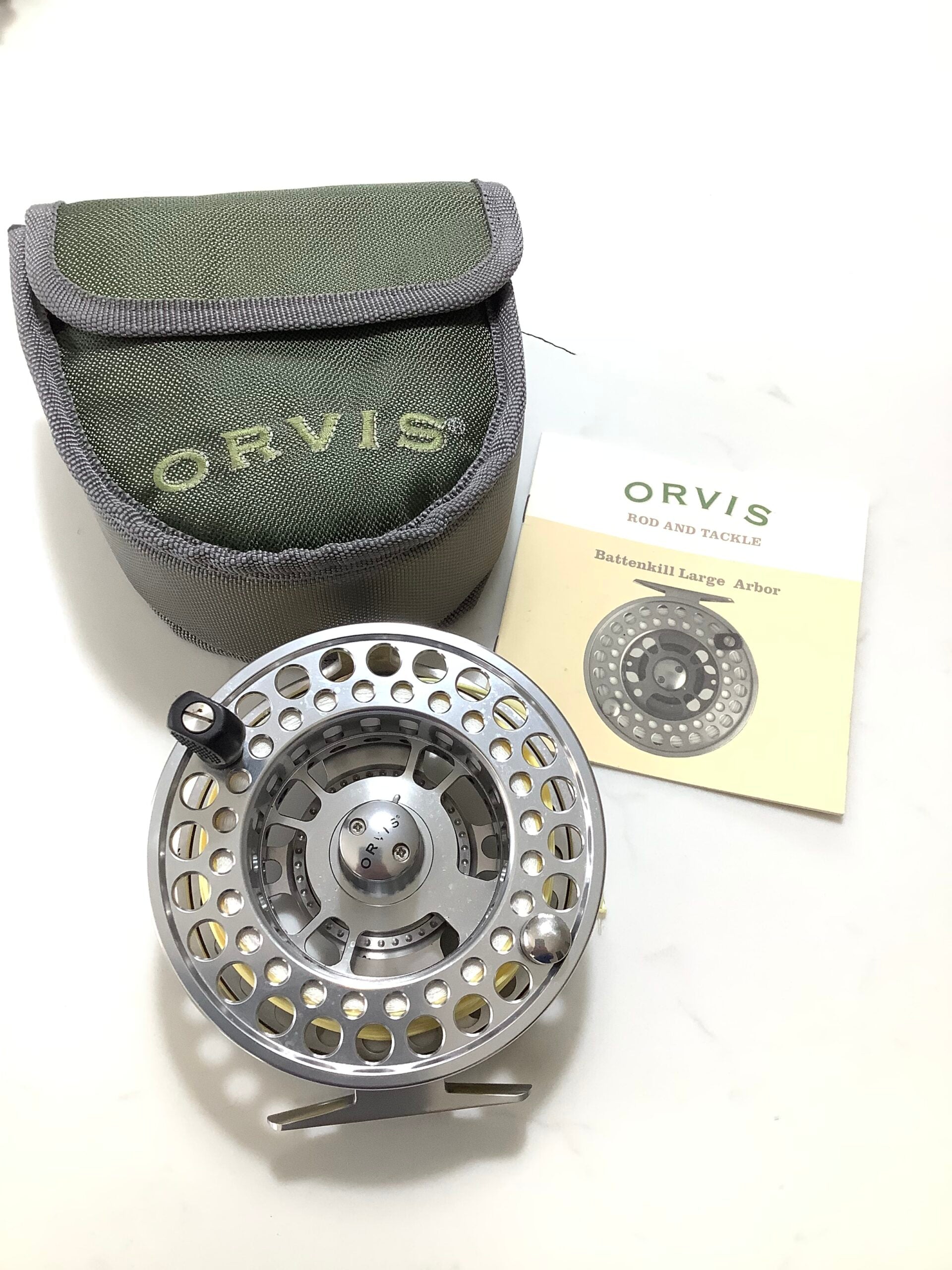 ORVIS Large Arbor BATTENKILL V Salmon Fly Reel – Antique & Vintage Fishing Tackle