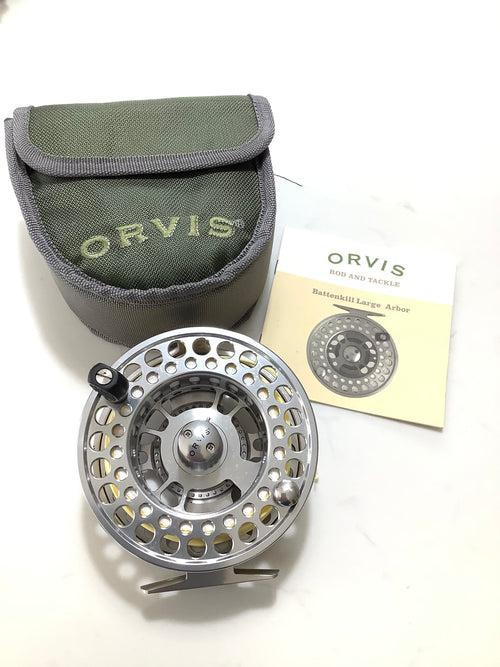 ORVIS Large Arbor BATTENKILL V Salmon Fly Reel – Antique & Vintage Fishing Tackle