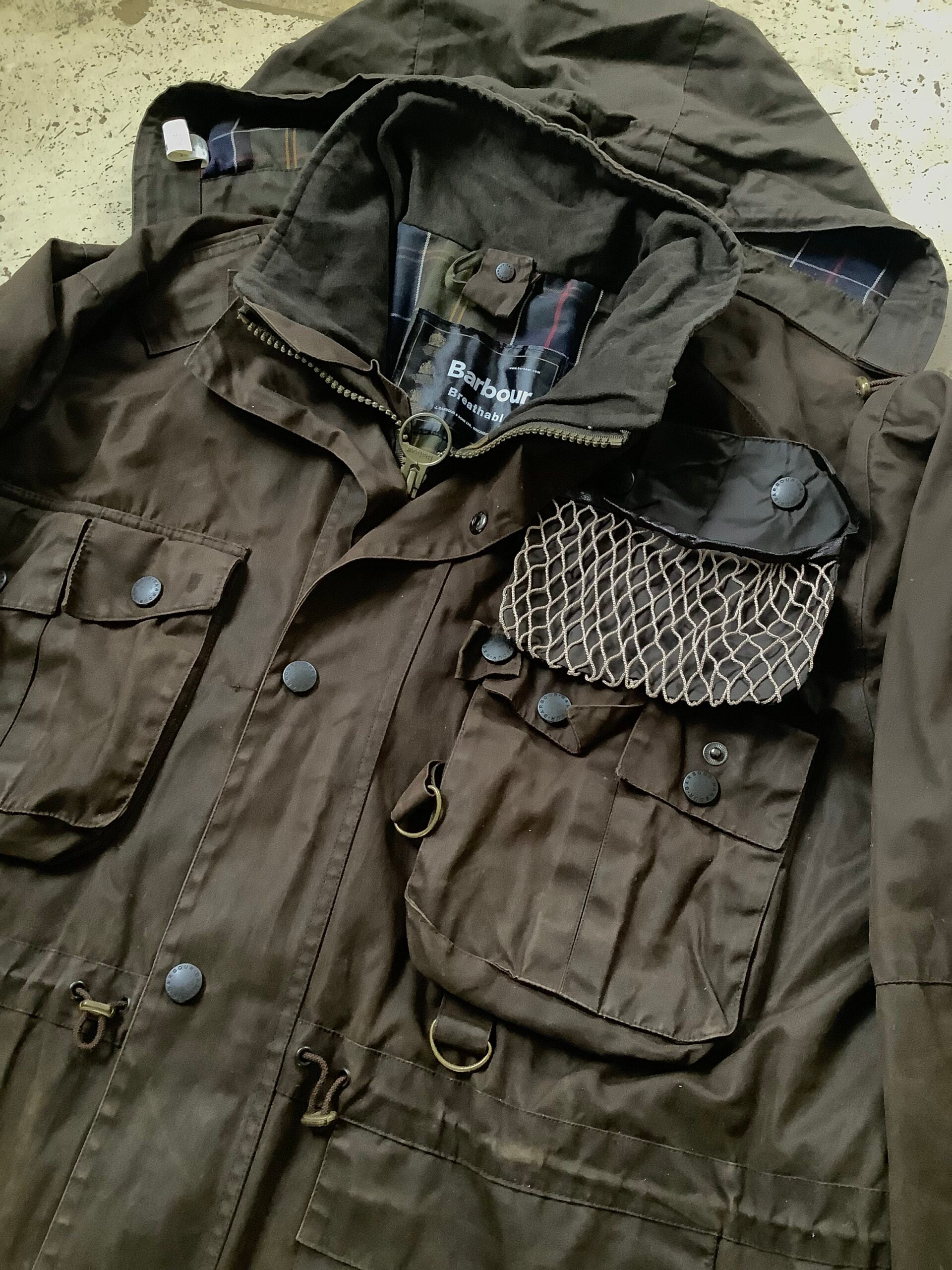 Rare Barbour “DryFly” XL Waxed Endurance Jacket