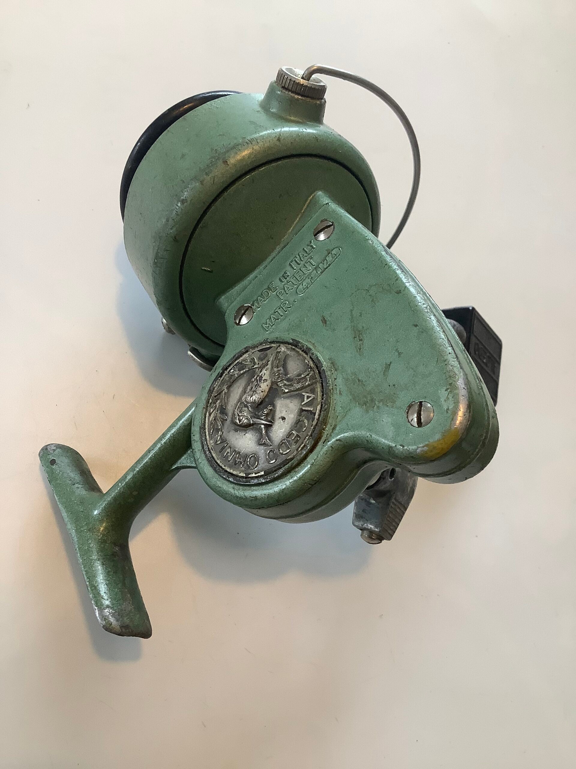 Rare Vintage Italian Alcedo Fixed Spool Reel