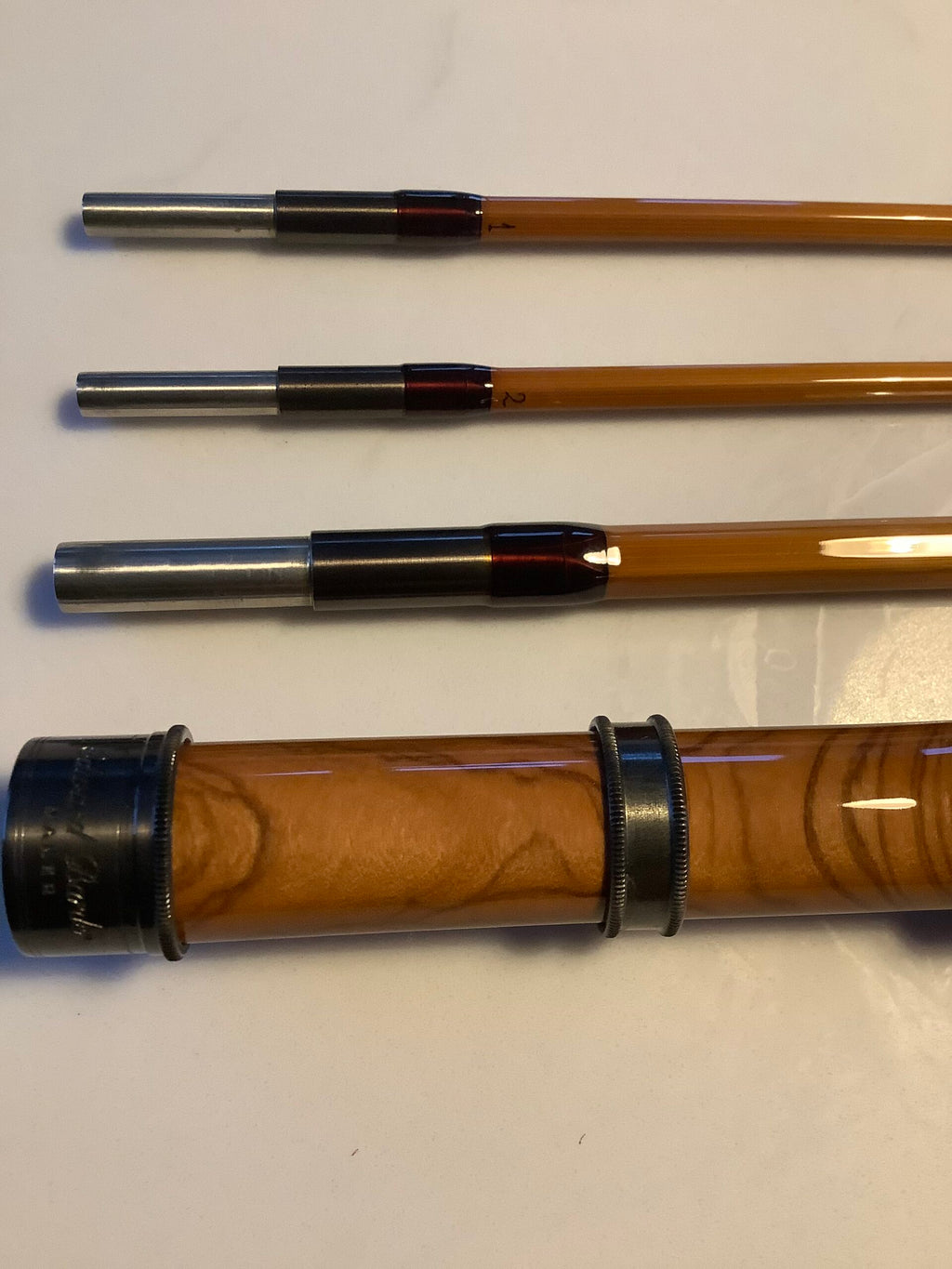 EDWARD BARDER 8ft 6” #6 Built Cane Fly Rod “Superb”