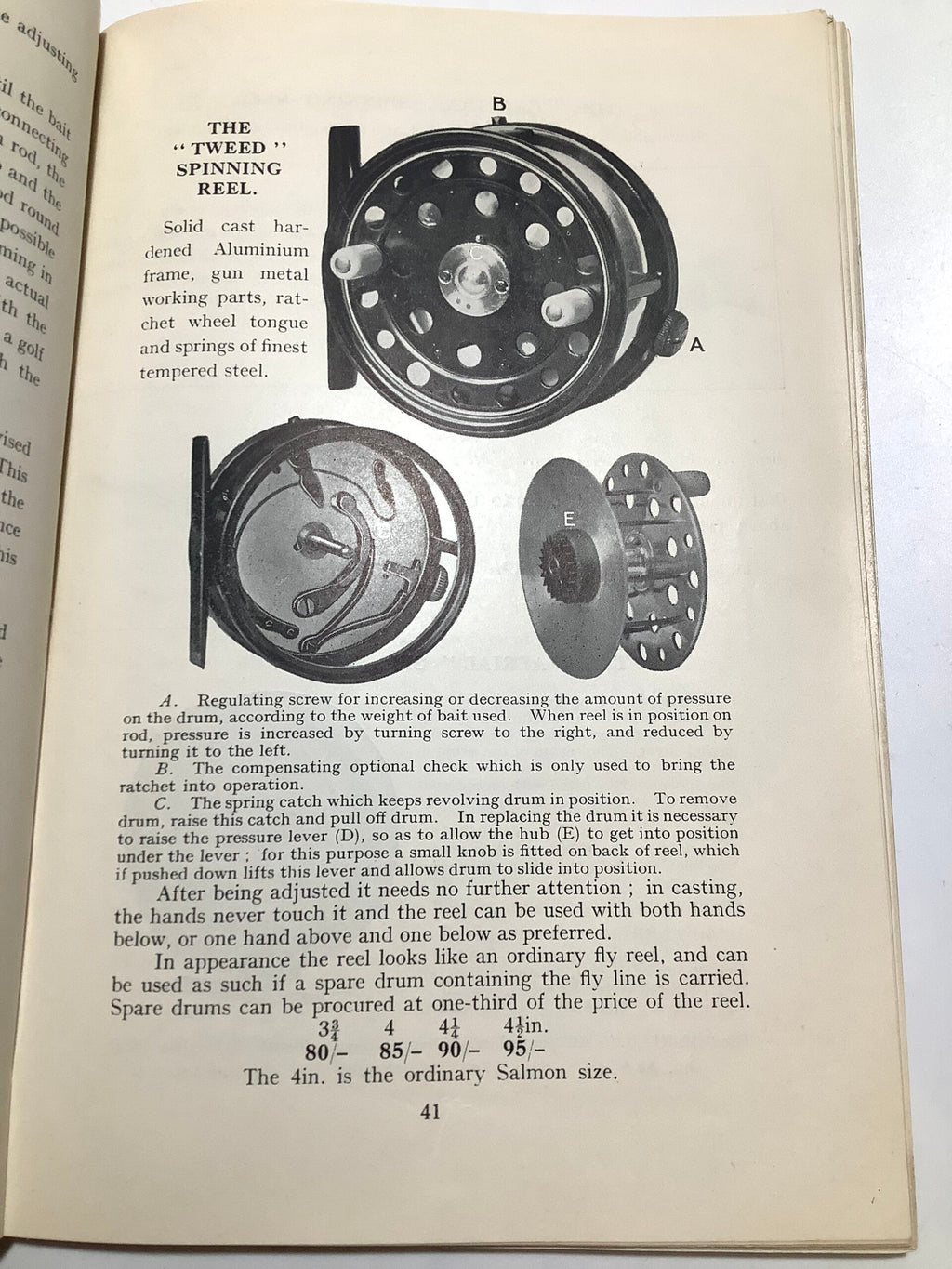 Rare Antique “THE TWEED” Salmon Fly Reel by Forrest of Kelso