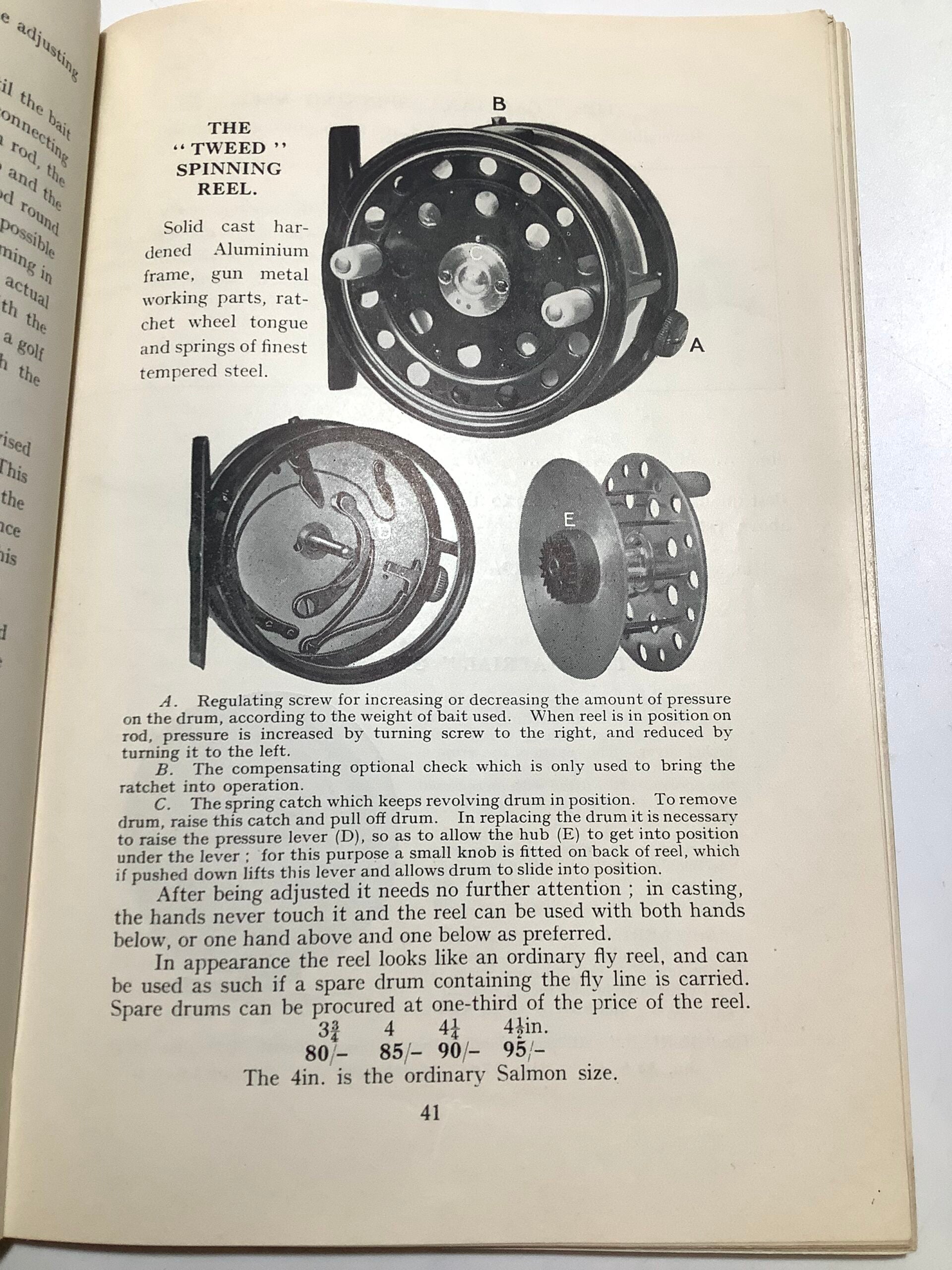 Rare Antique “THE TWEED” Salmon Fly Reel by Forrest of Kelso