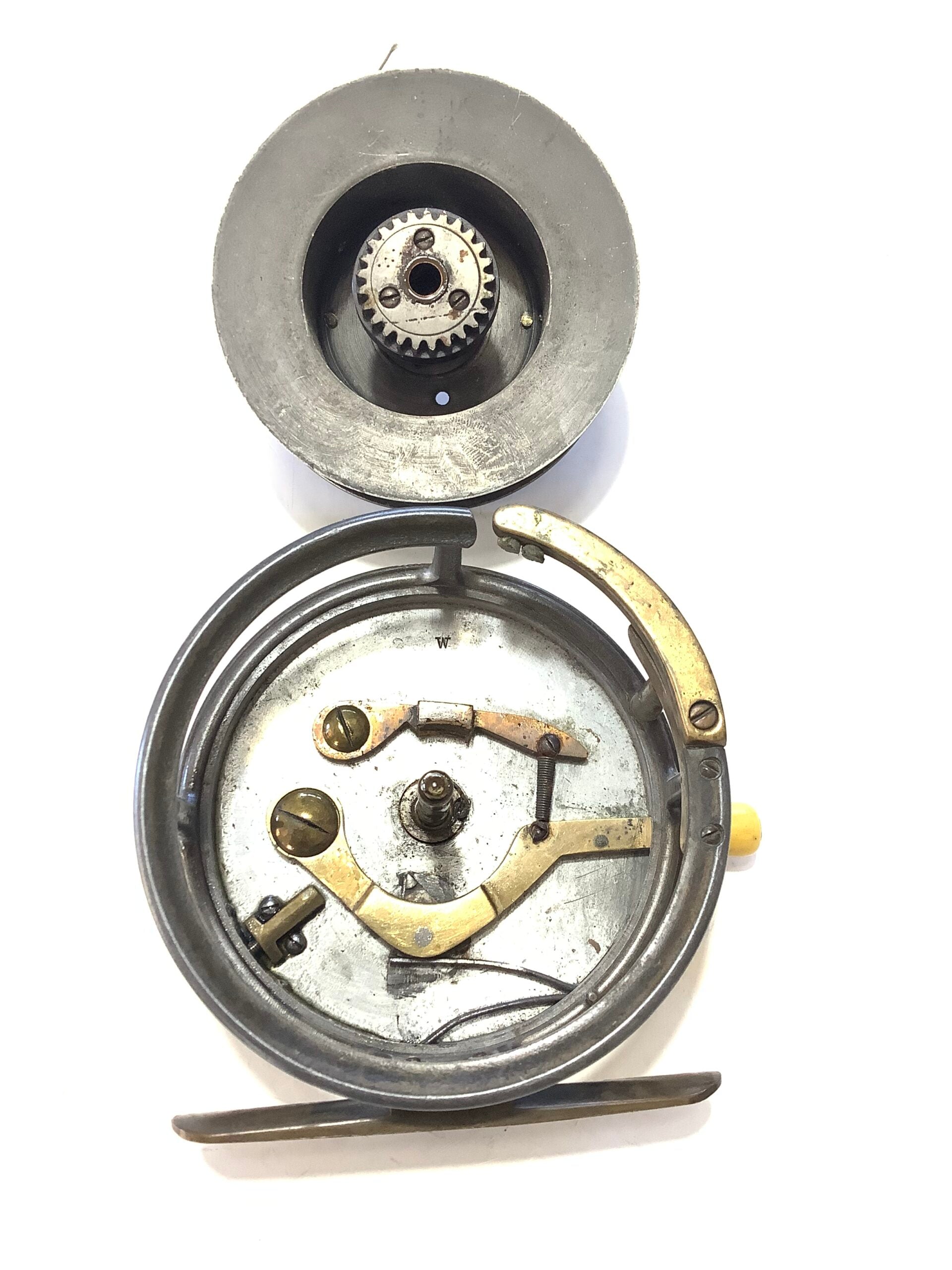 Rare Antique HARDY BROS Silex No.2 WITH AUXILIARY RIM BRAKE