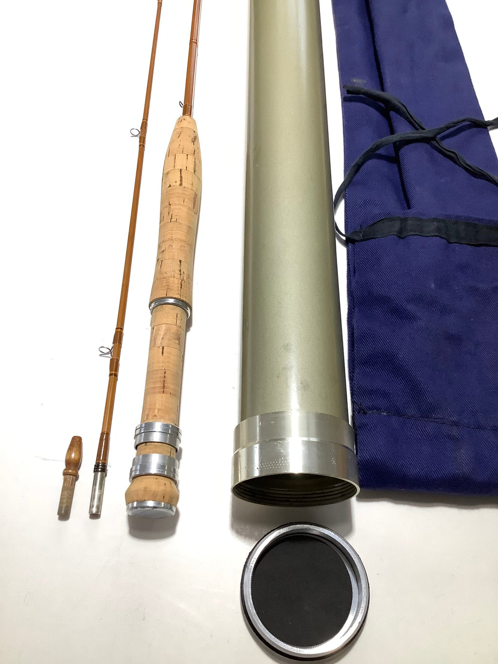 PARTRIDGE OF ENGLAND BUILT CANE 5ft DRY FLY ROD
