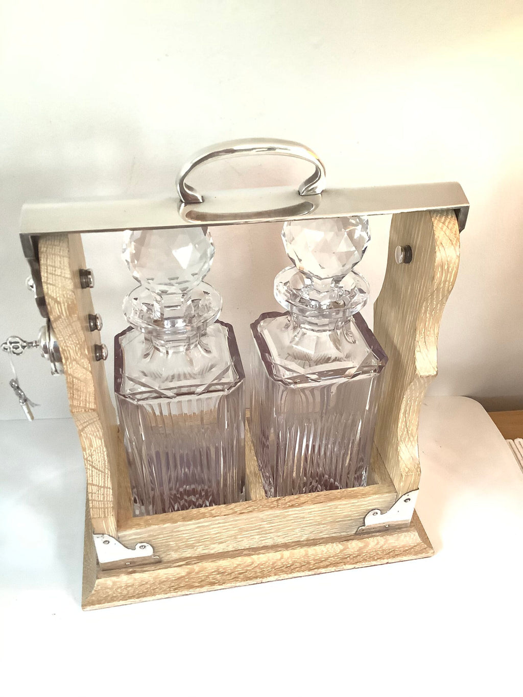Asprey of London dual decanter Tantalus