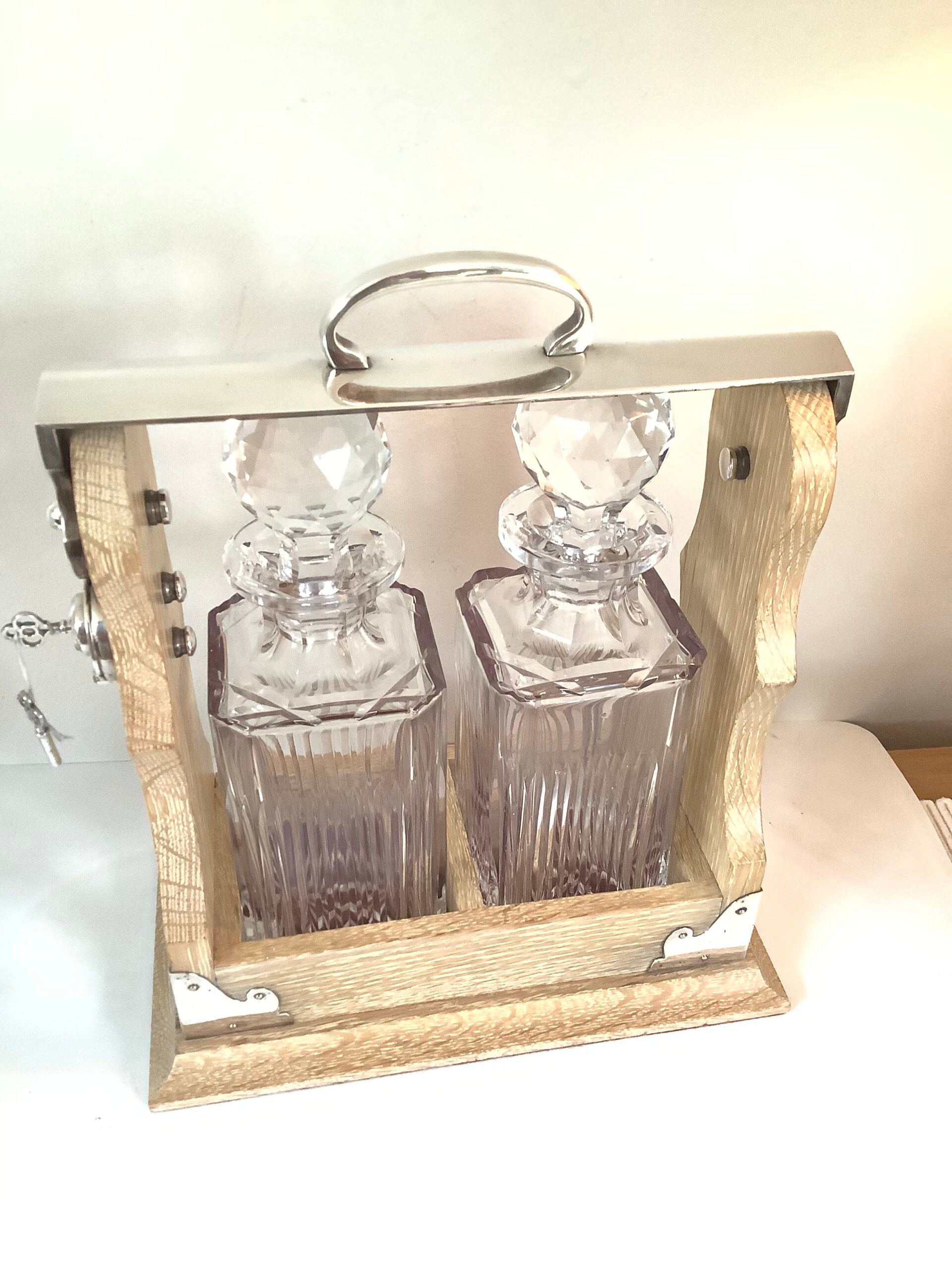 Asprey of London dual decanter Tantalus