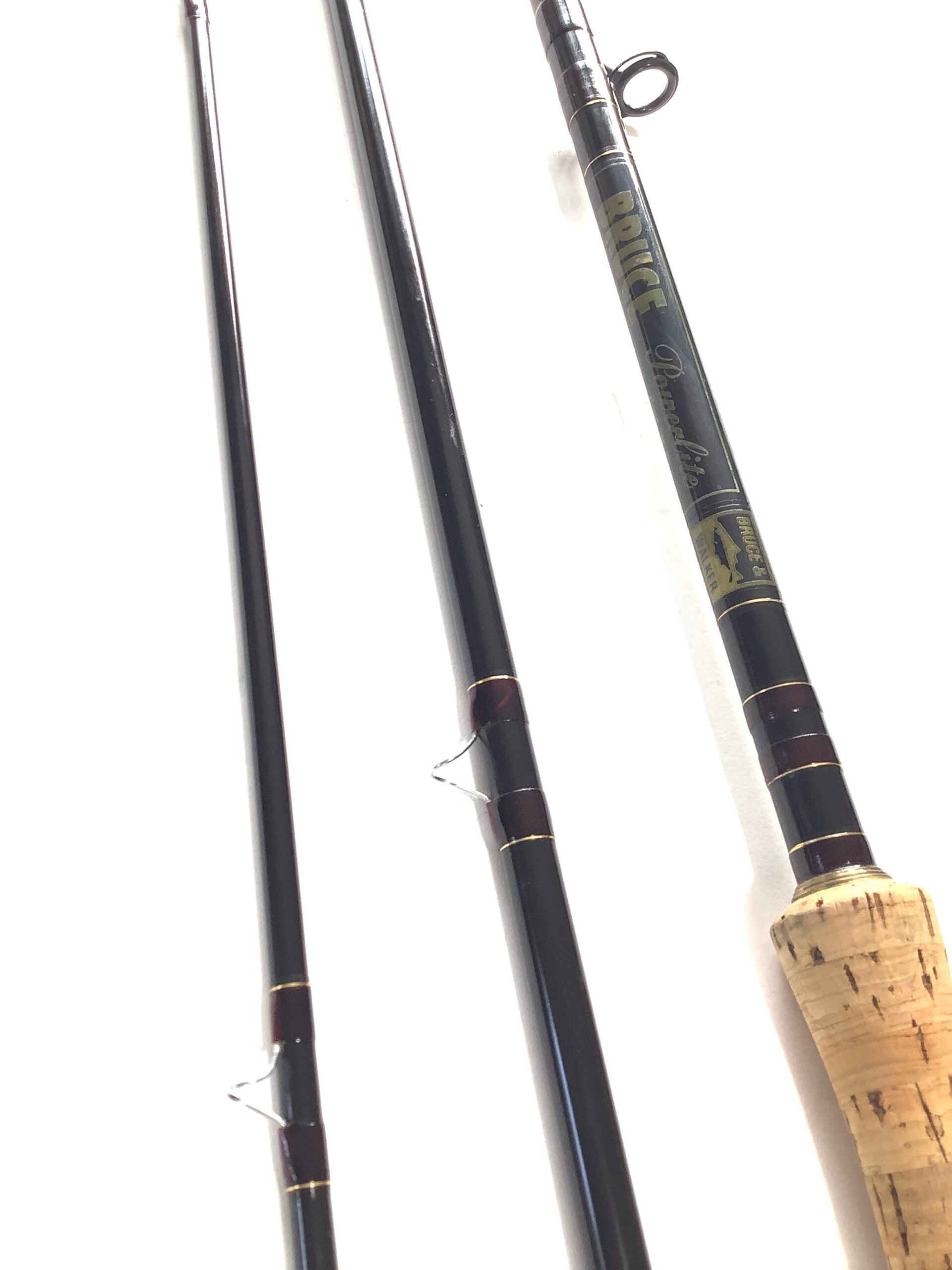 Bruce Walker 15 ft POWERLITE Salmon fly Rod # 7-10 – Antique