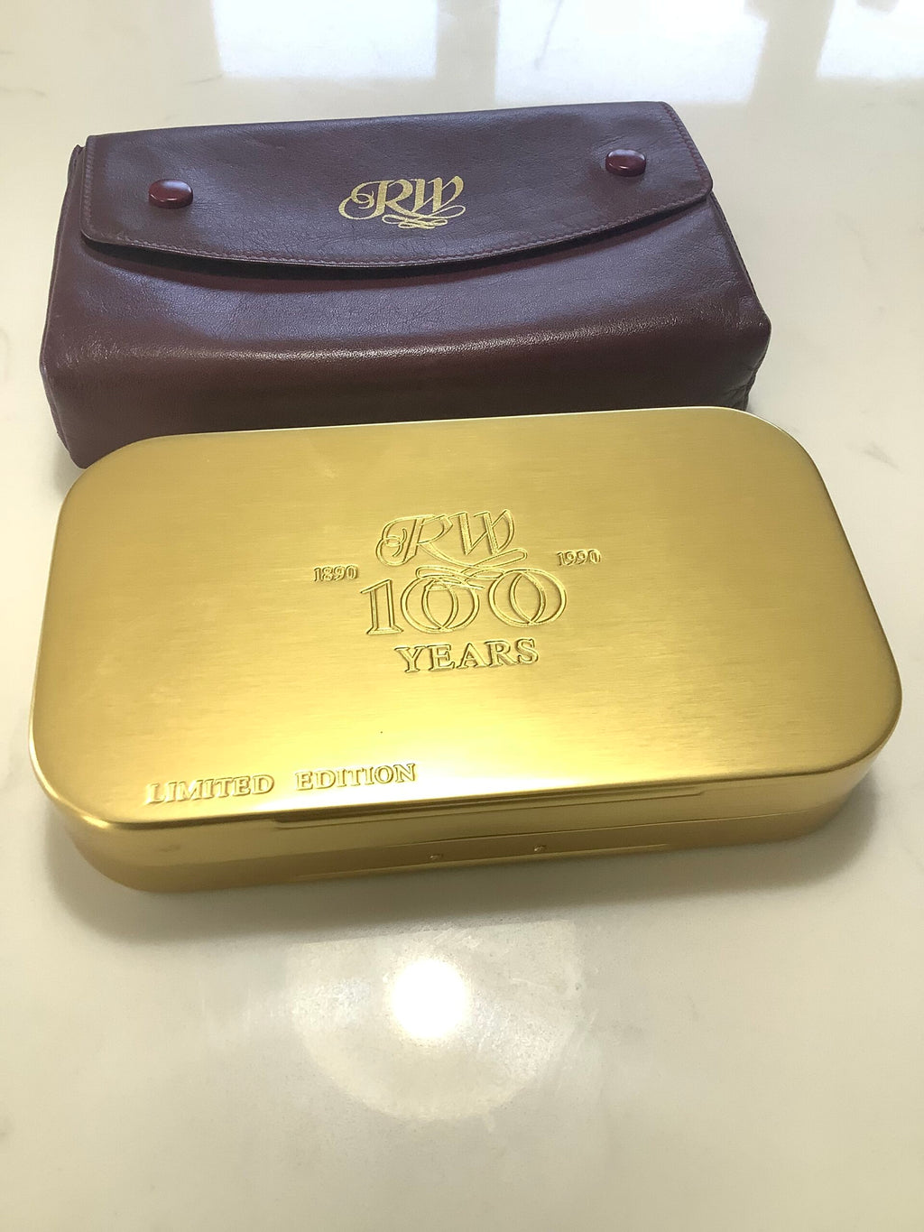 Mint as New Richard Wheatley Limited Edition 100 years Anniversary Gold Fly Box