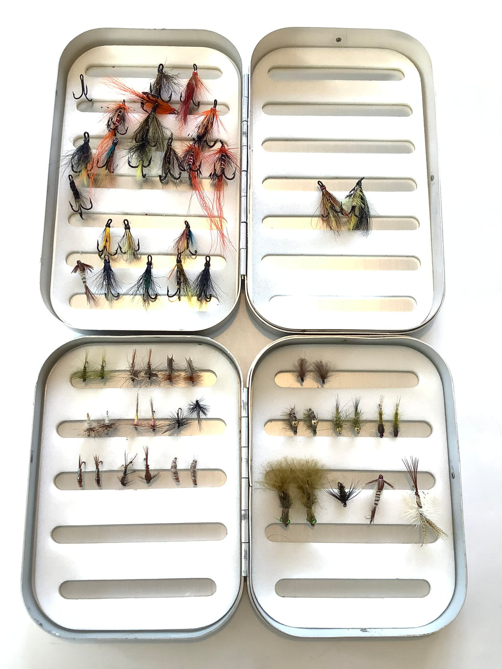 Two Richard Wheatley Fly boxes with good flies.