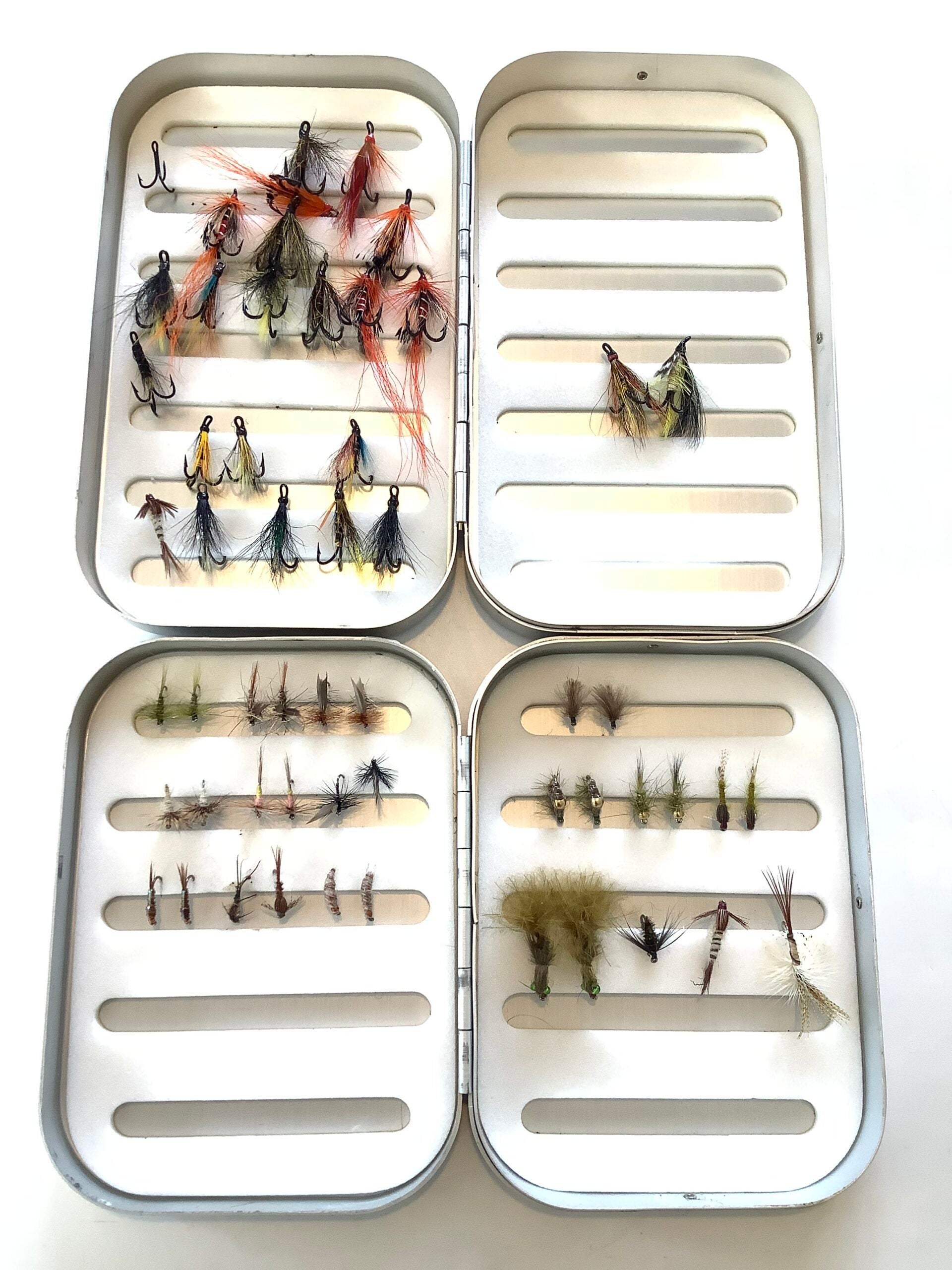 Two Richard Wheatley Fly boxes with good flies.