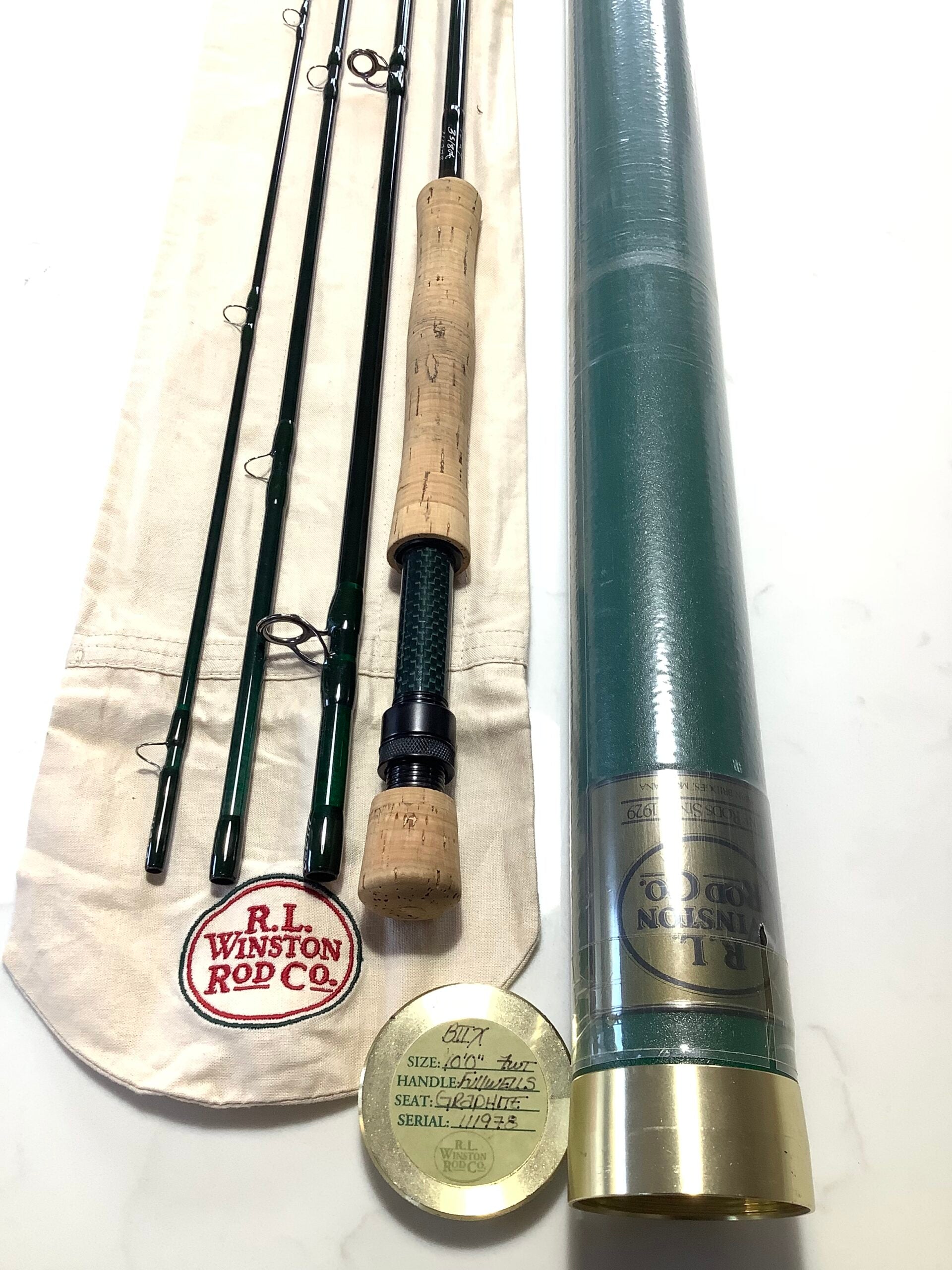 As New WINSTON BORON II 10ft #7 Fly Rod